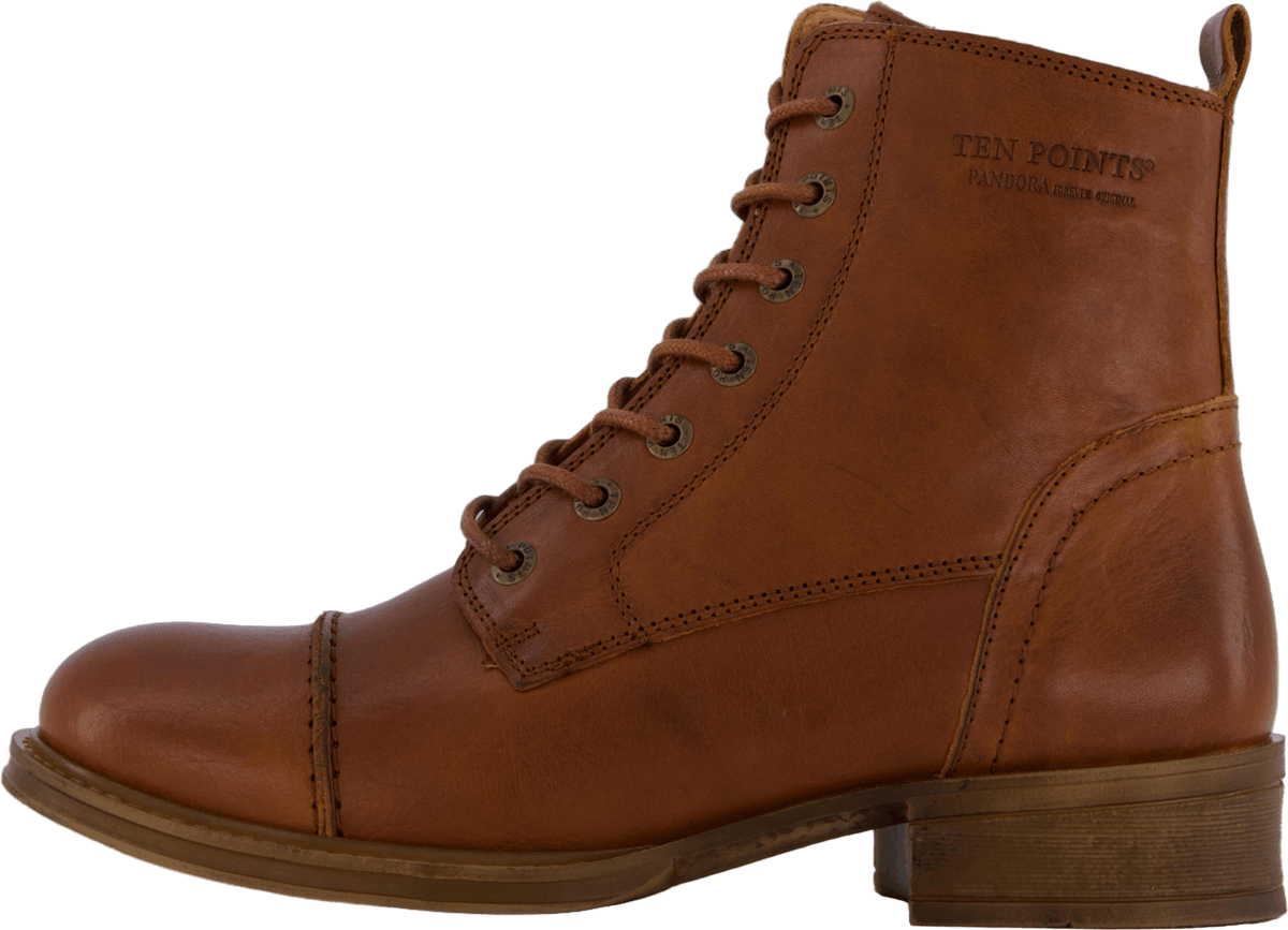 Pandora Laced Boots Cognac