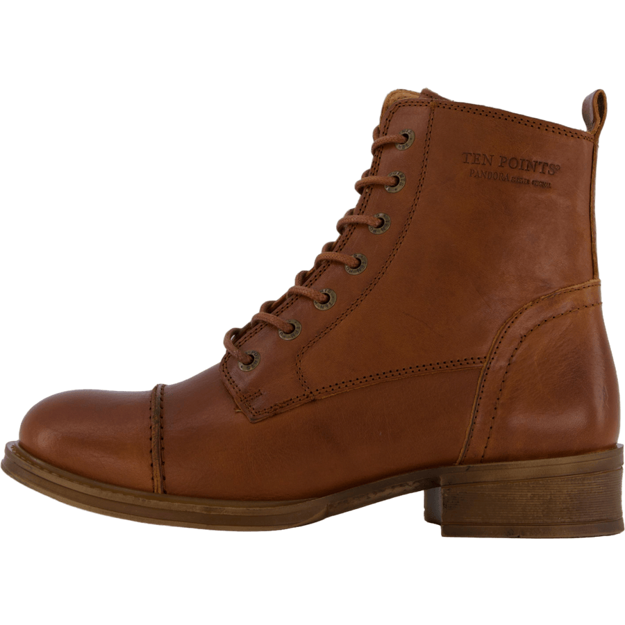 Pandora Laced Boots Cognac