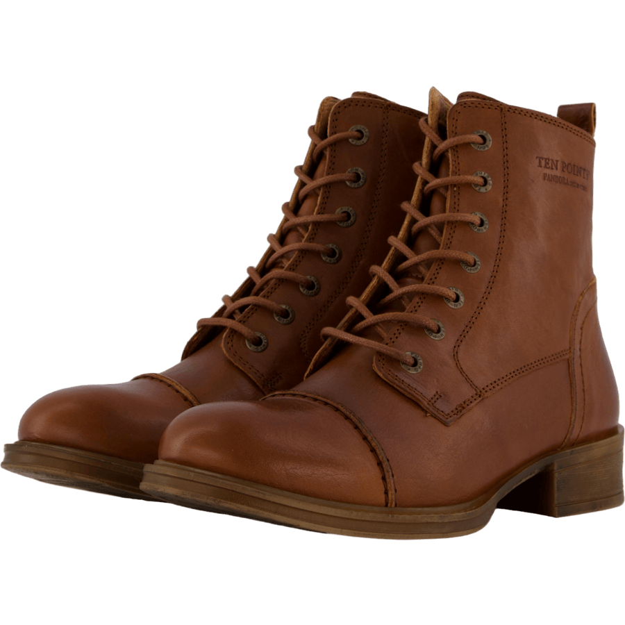 Pandora Laced Boots Cognac - Bild 2