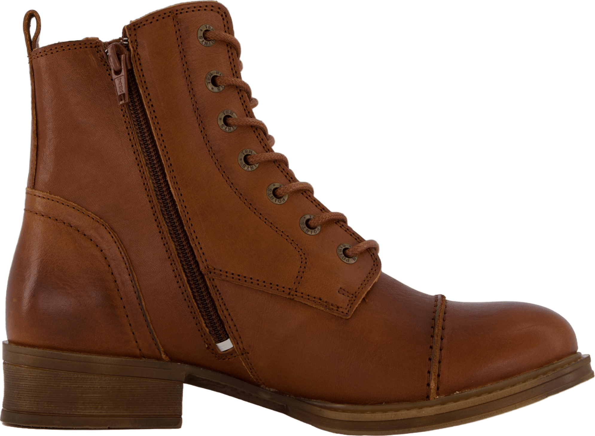 Pandora Laced Boots Cognac - Bild 3