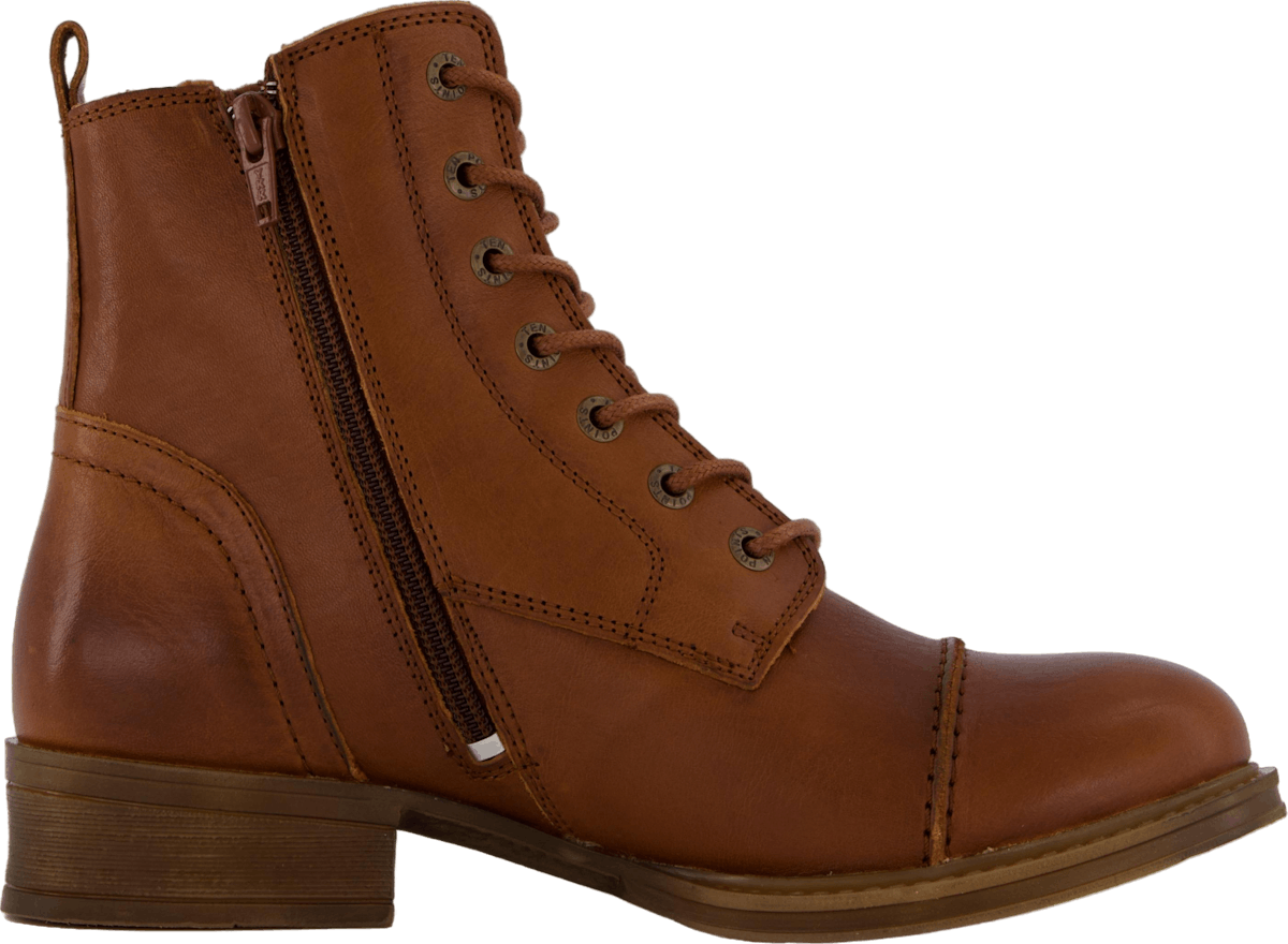 Pandora Laced Boots Cognac