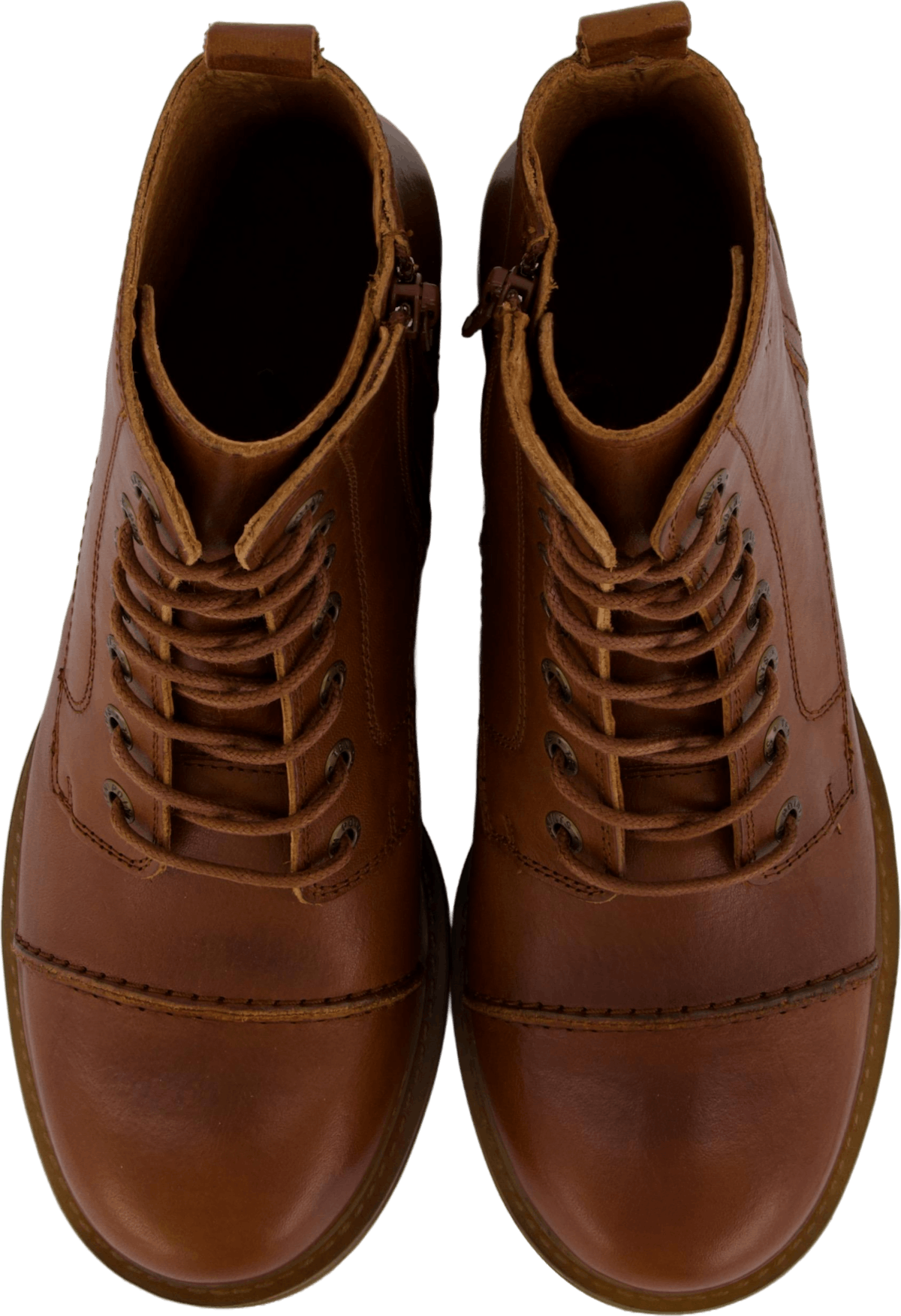 Pandora Laced Boots Cognac