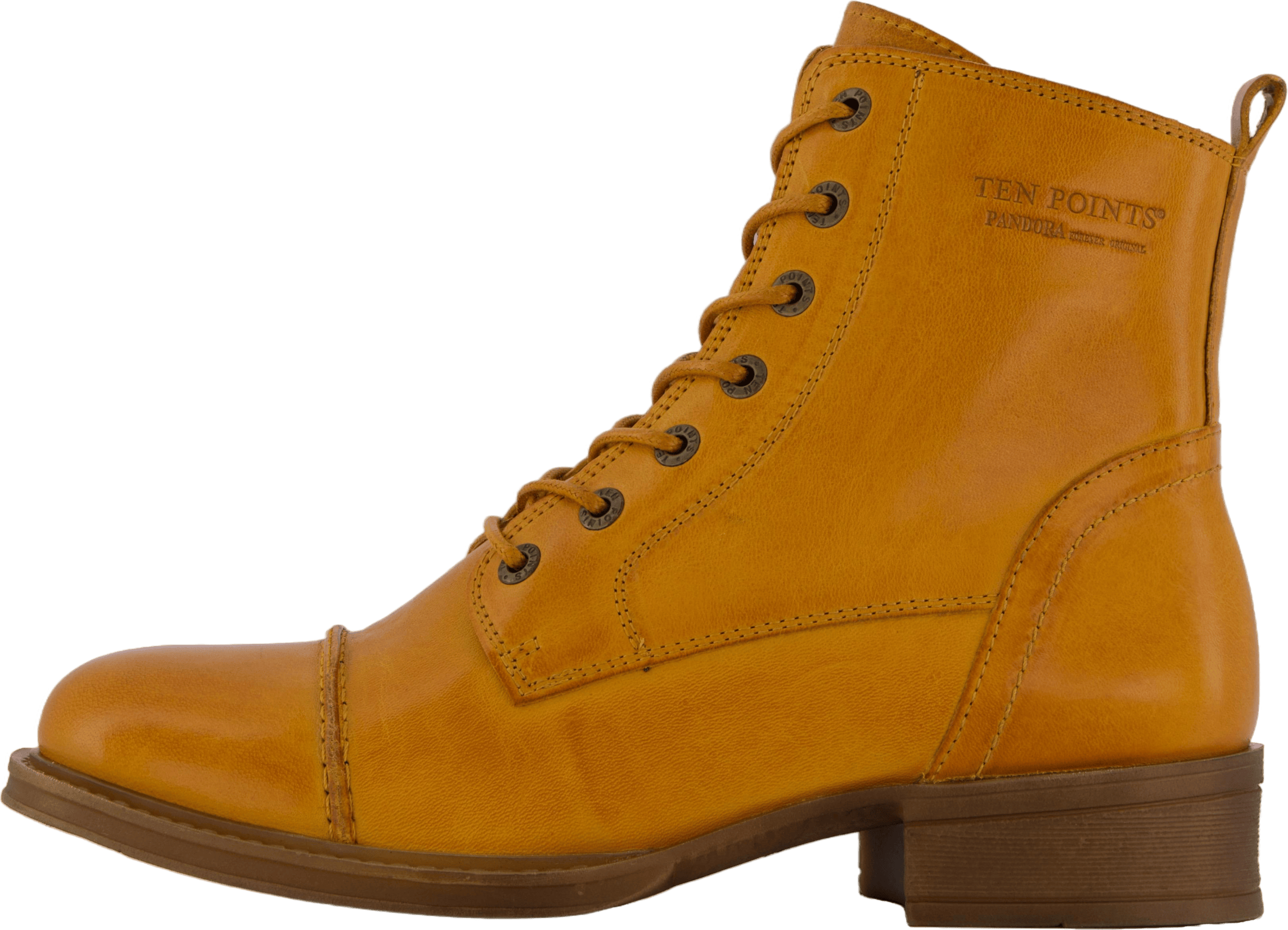 Pandora Laced Boots Yolk Mustard