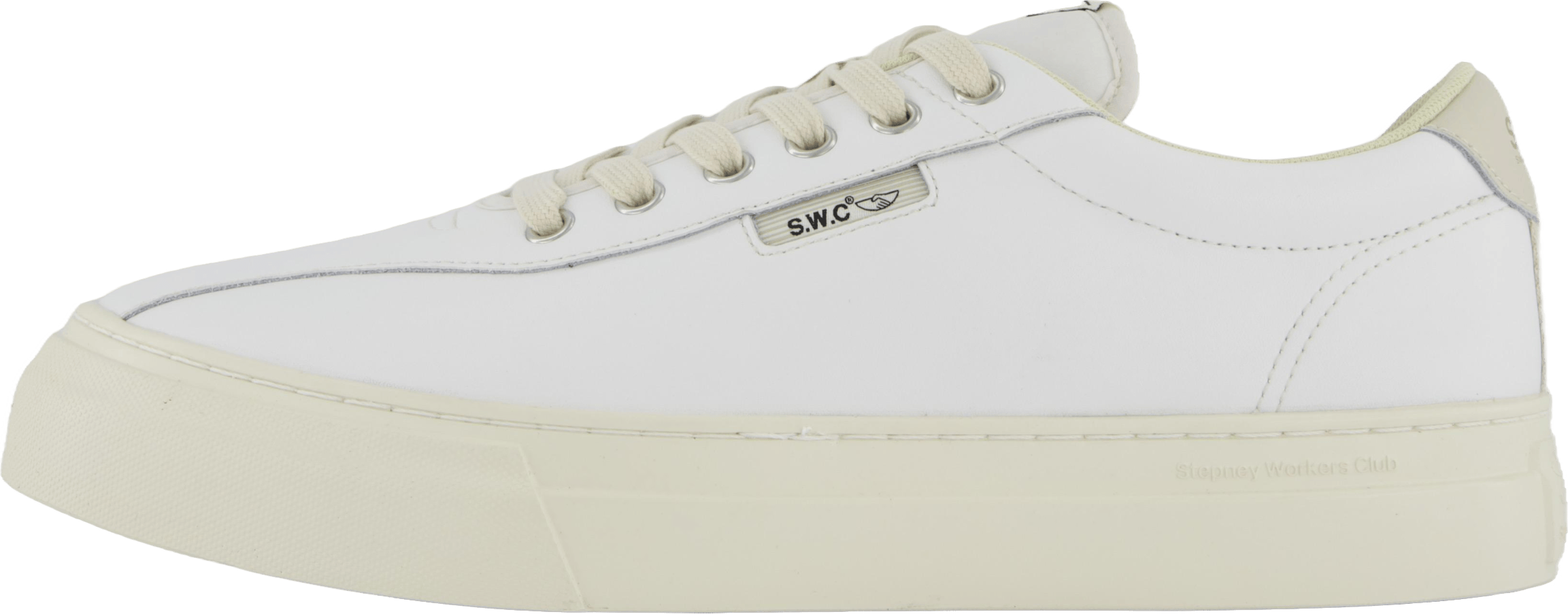 Dellow 02 Cup Leather White