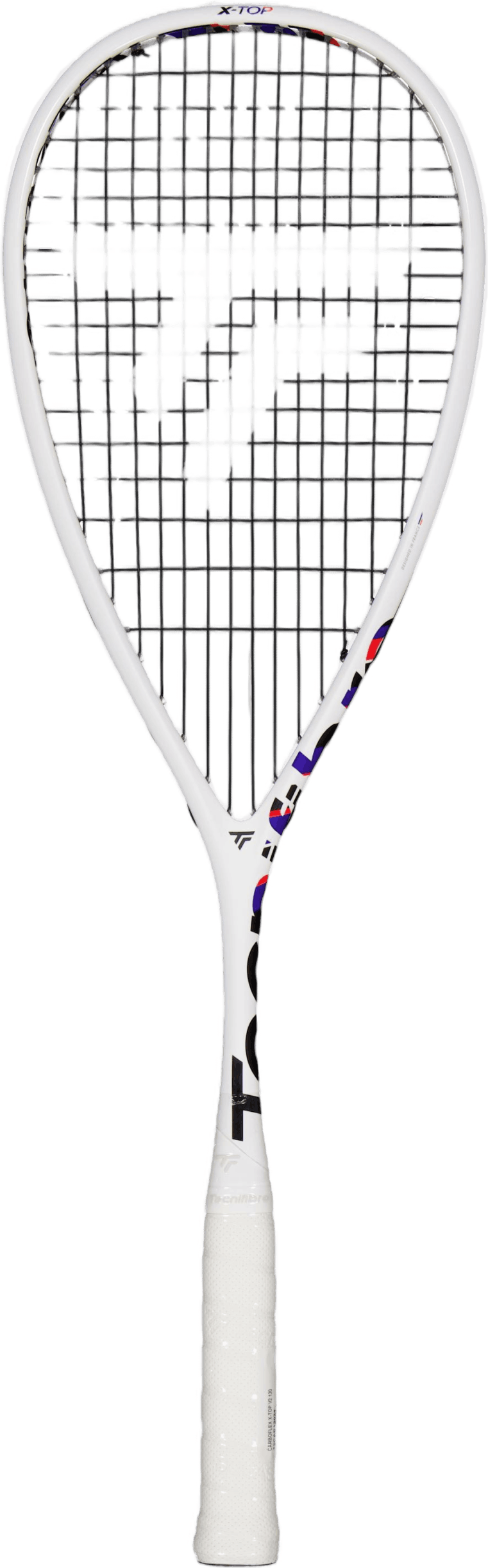 Carboflex X-top V2 120, Unisex, Vybavenie, rakety, Squash, Biely, ONESIZE