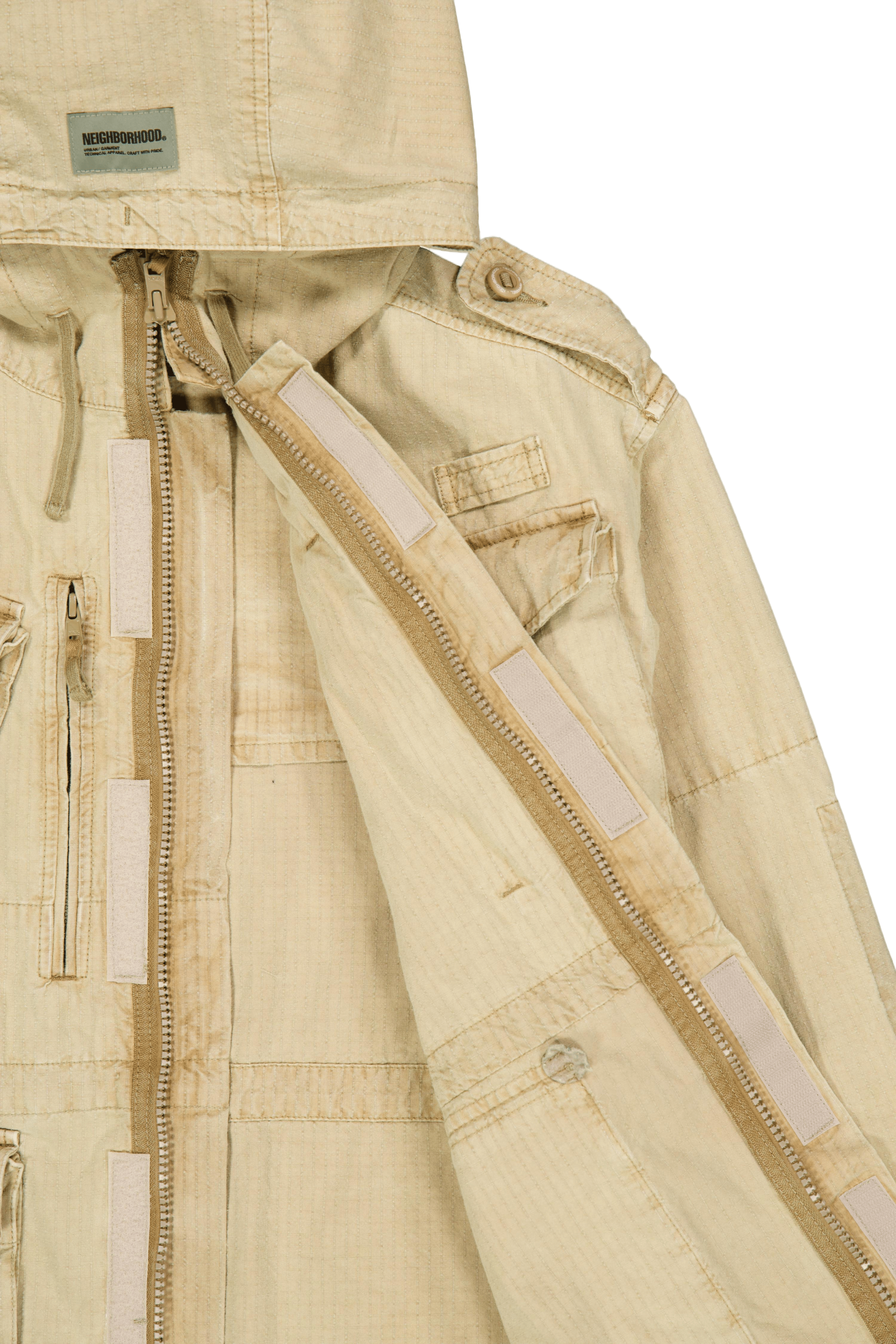Ripstop Smock Jacket Beige - Bild 4