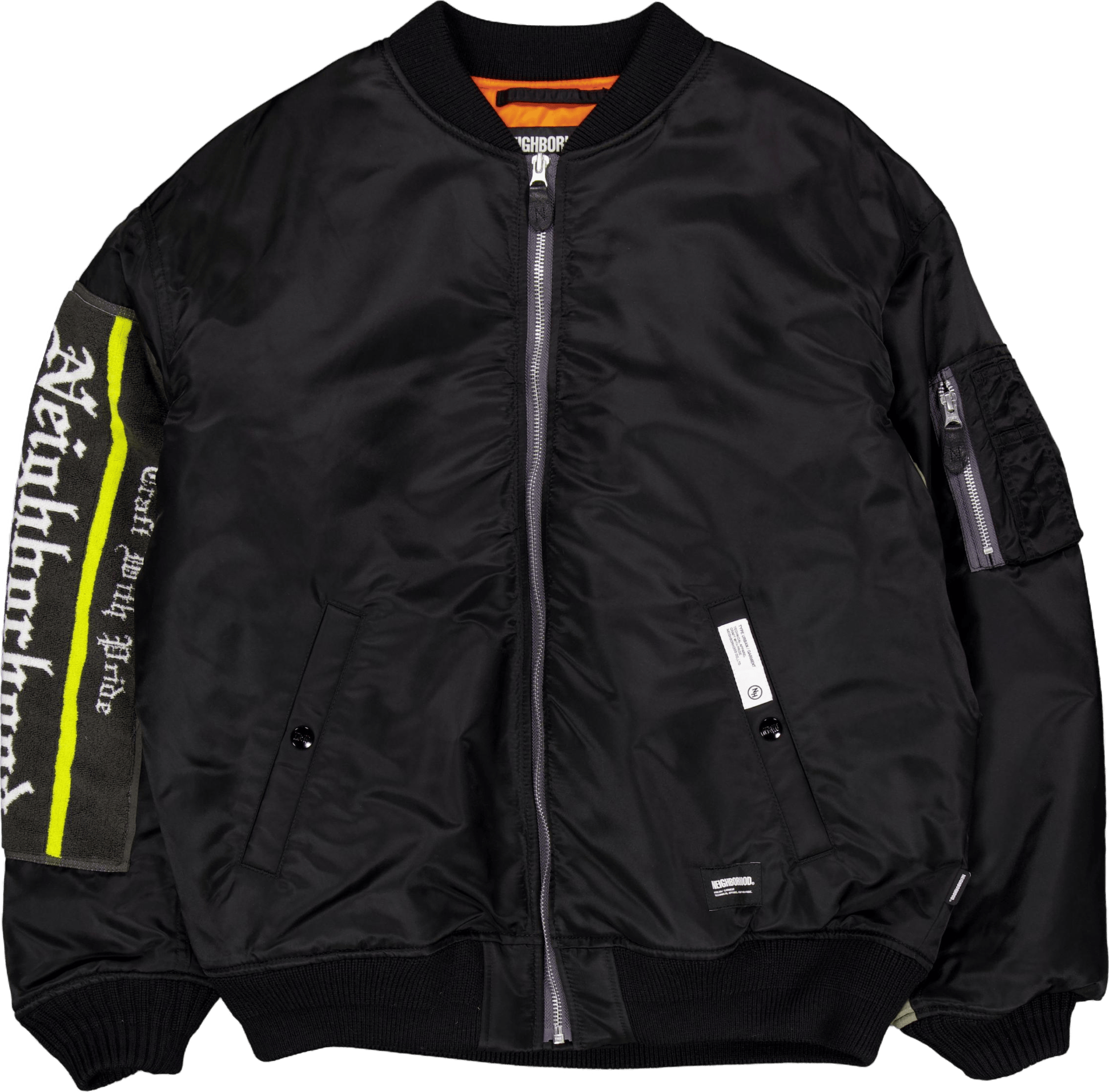 Ma-1 Flight Jacket Mod Black