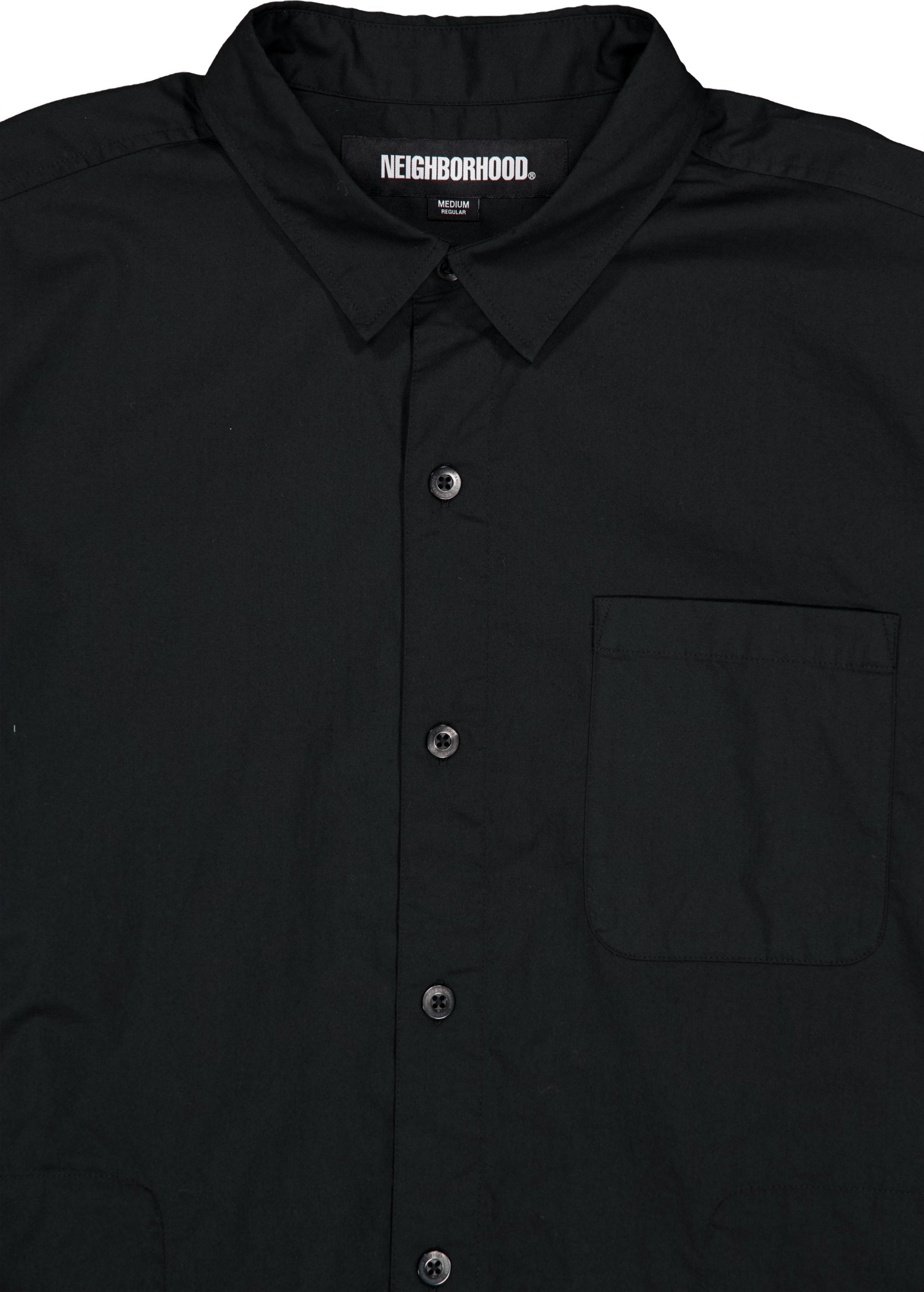 Plain Shirt Ls Black - Bild 3