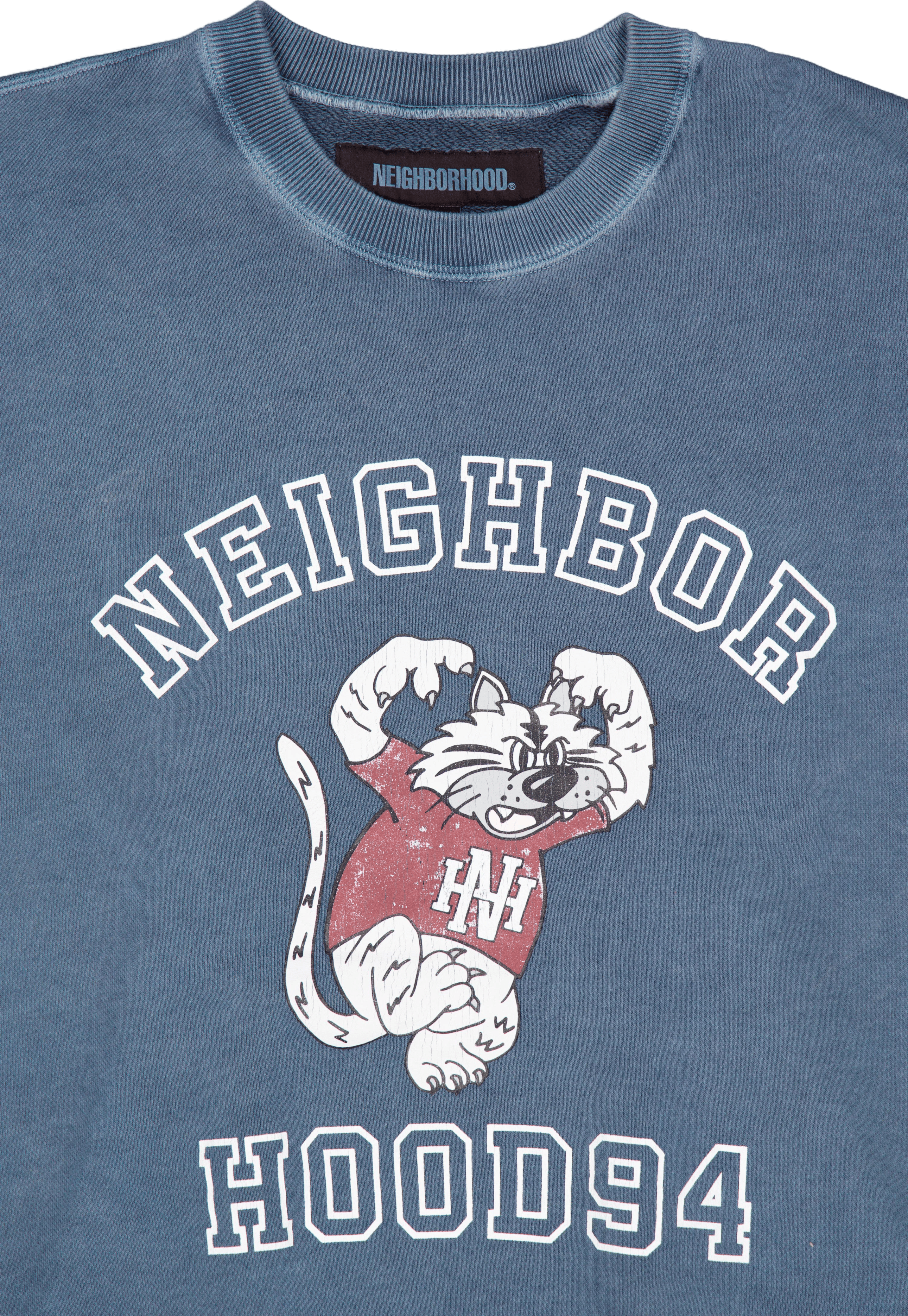 Pigment Dyed Sweat Shirt Ls Navy - Bild 3