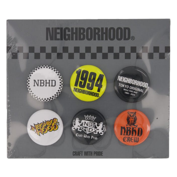 Pin Button Set A, Unisex, Utrustning, Tillbehör, ONESIZE