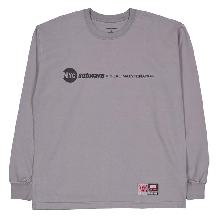 Nh X Subware . Tee Ls-3 Gray, Male, Vêtements, Tops, Gris, M