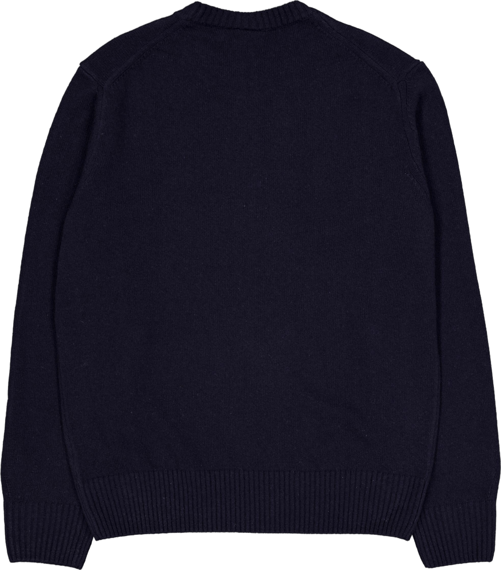 Carded Wool Crew Neck Sweater 166 Midnight Blue - Bild 2