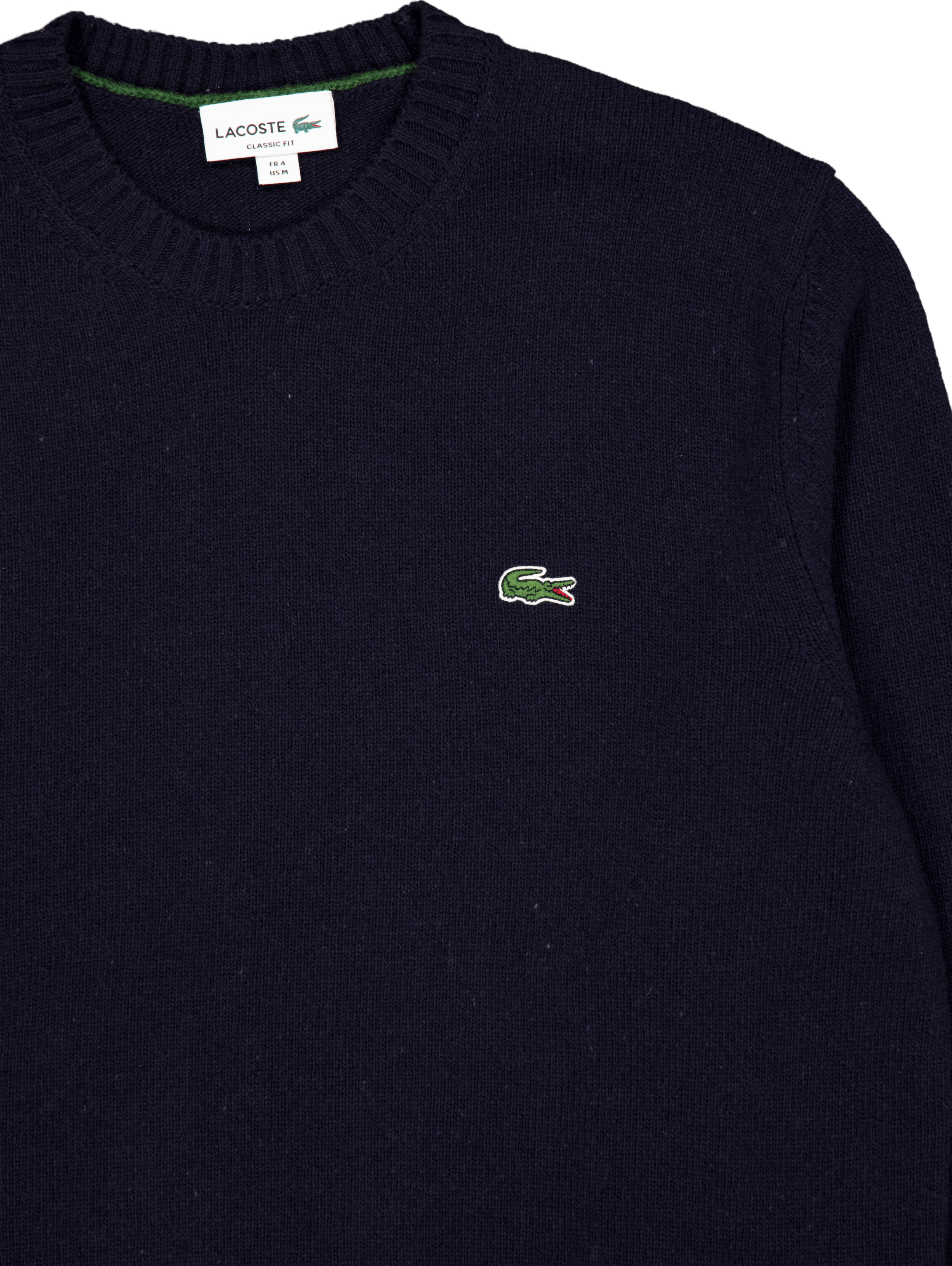 Carded Wool Crew Neck Sweater 166 Midnight Blue - Bild 3