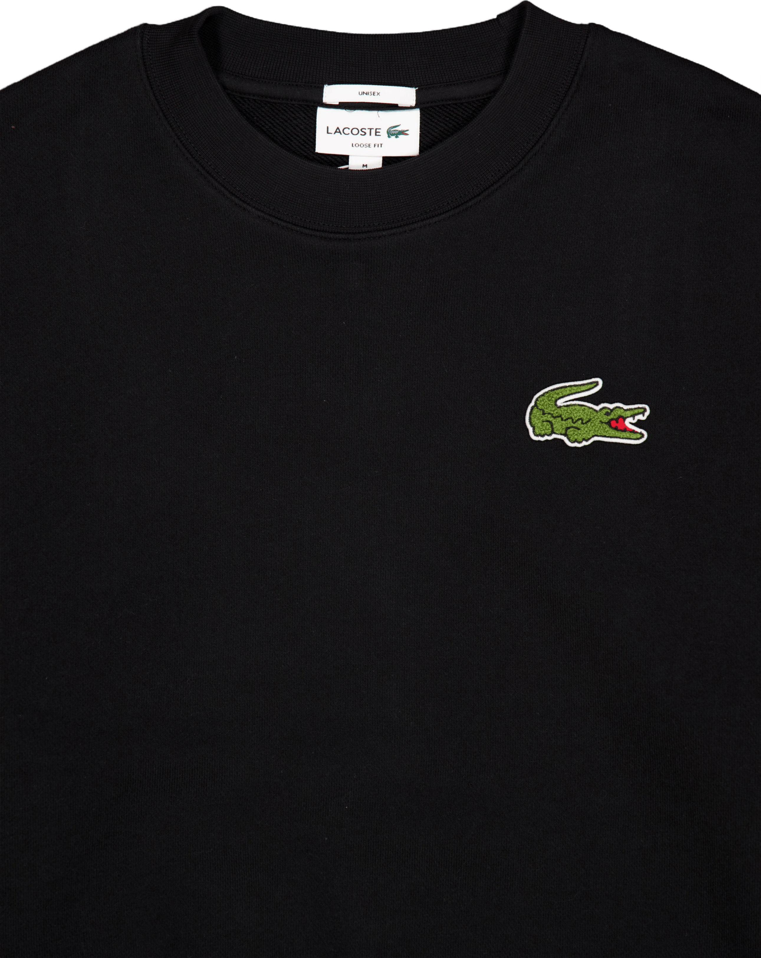 Loose Fit Badge Accent Sweatsh 031 Black - Bild 3