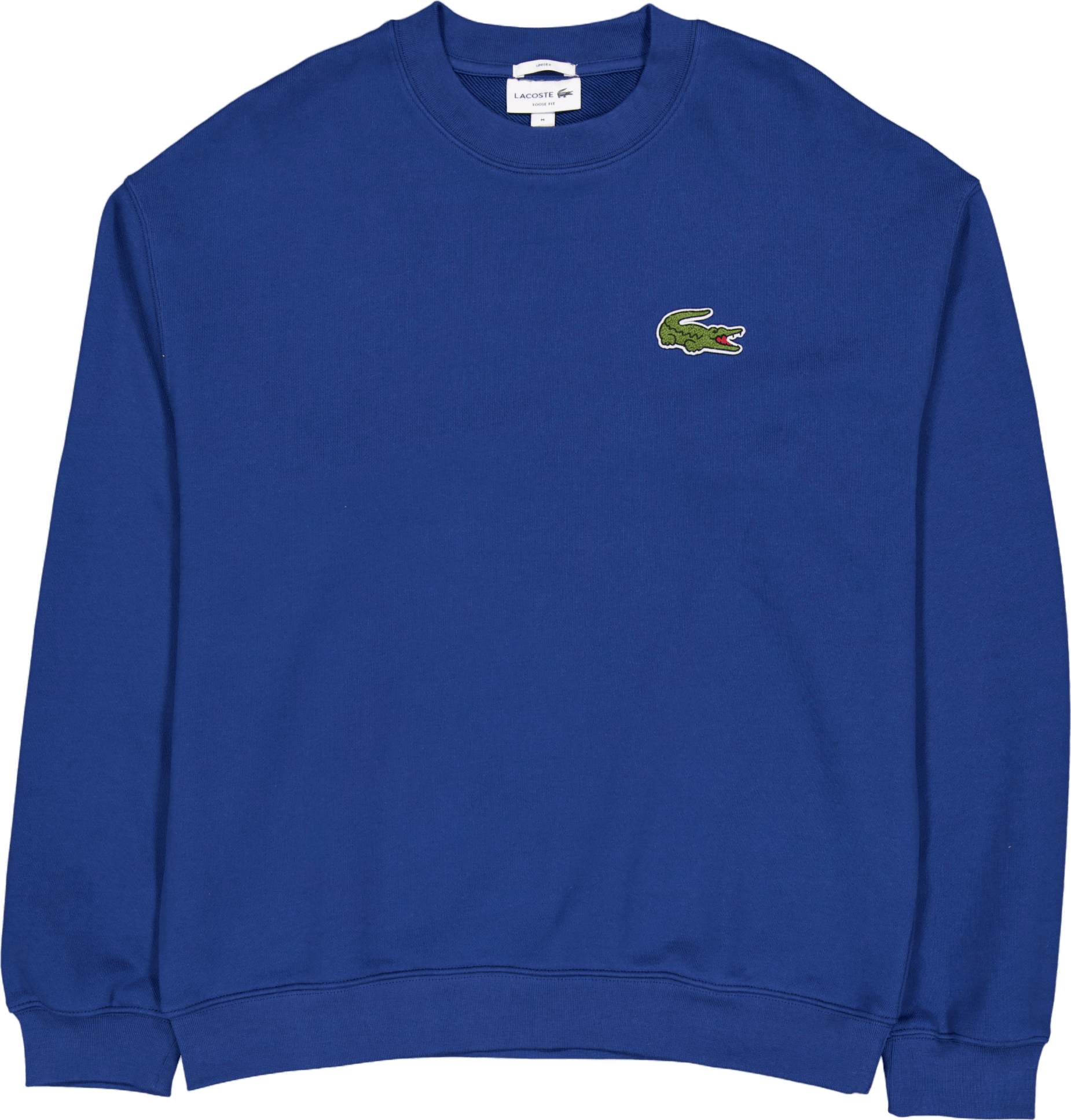 Loose Fit Badge Accent Sweatsh Hbm Blue