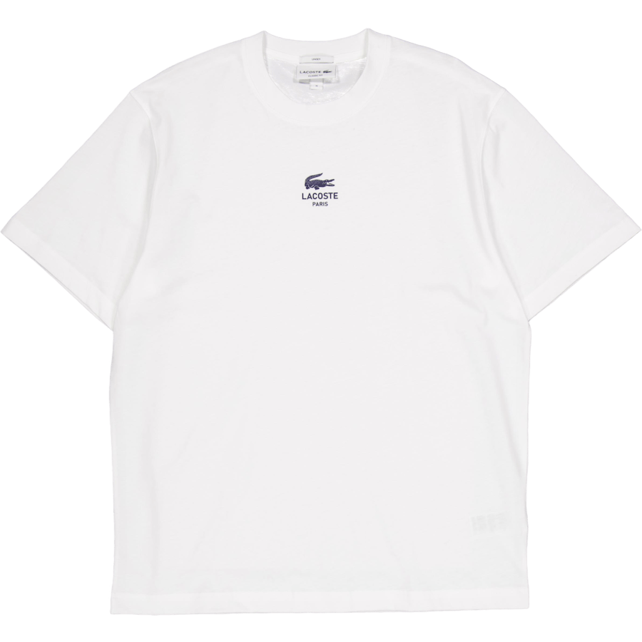 Signature Print Cotton T-shirt 70v White