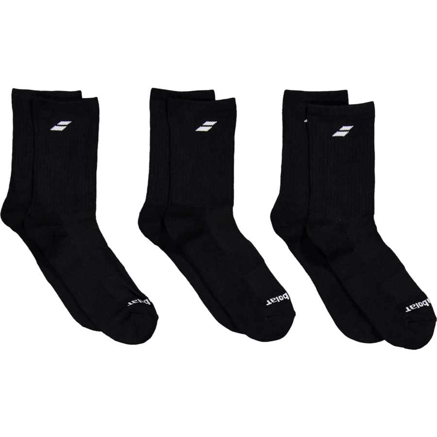 3 Pairs Pack Black