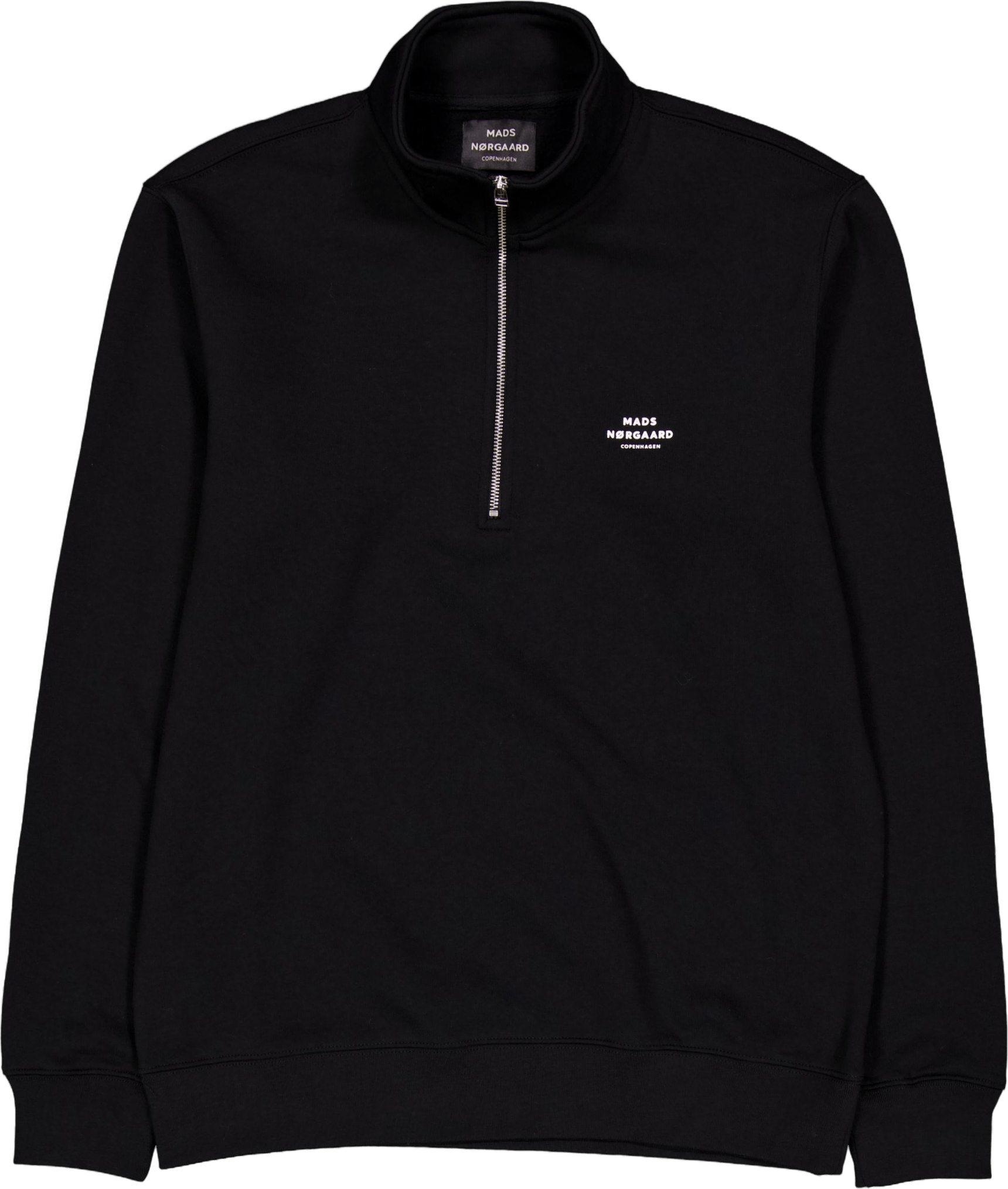 Standard Half Zip Logo Sweat 1 Black