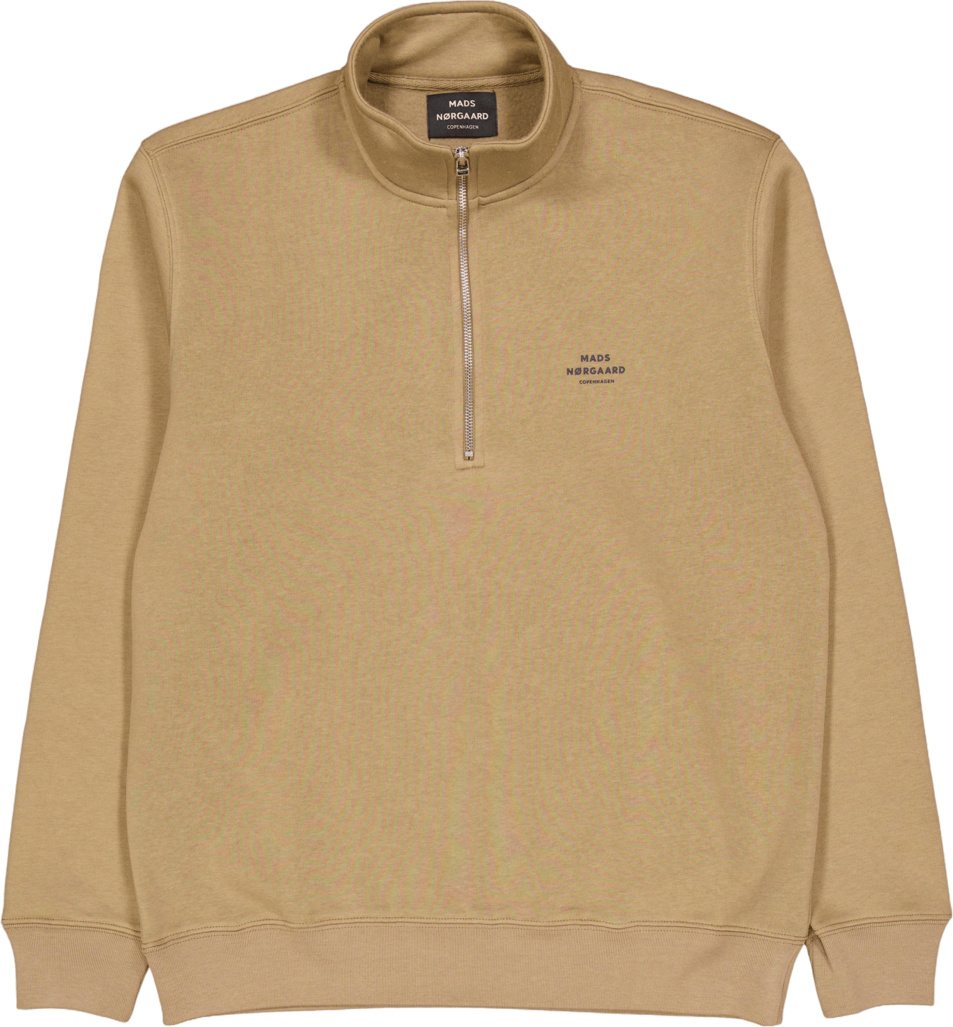 Standard Half Zip Logo Sweat 9321 Lead Gray