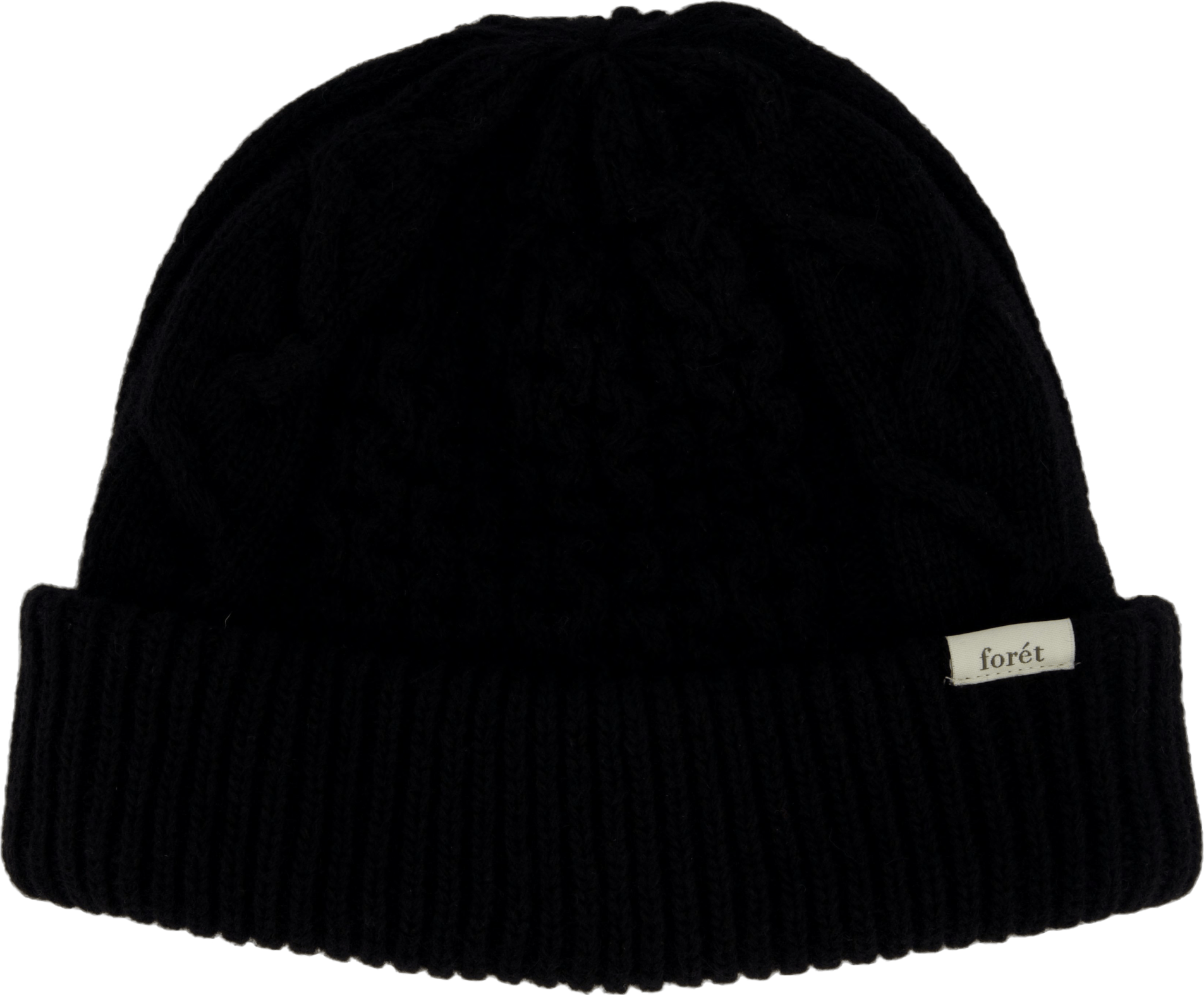 Hybrid Cable Beanie Black