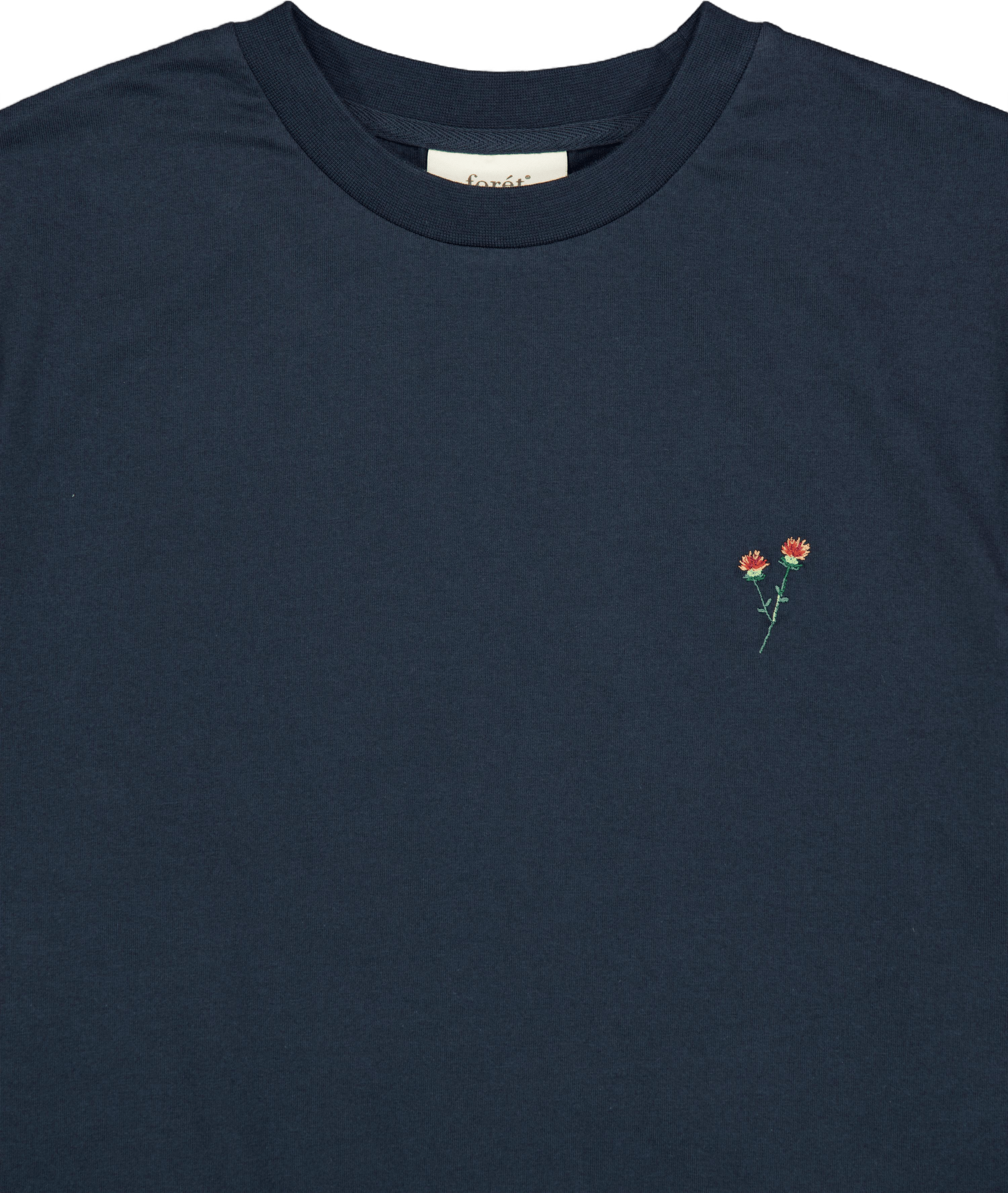 Flower T-shirt Navy - Bild 3