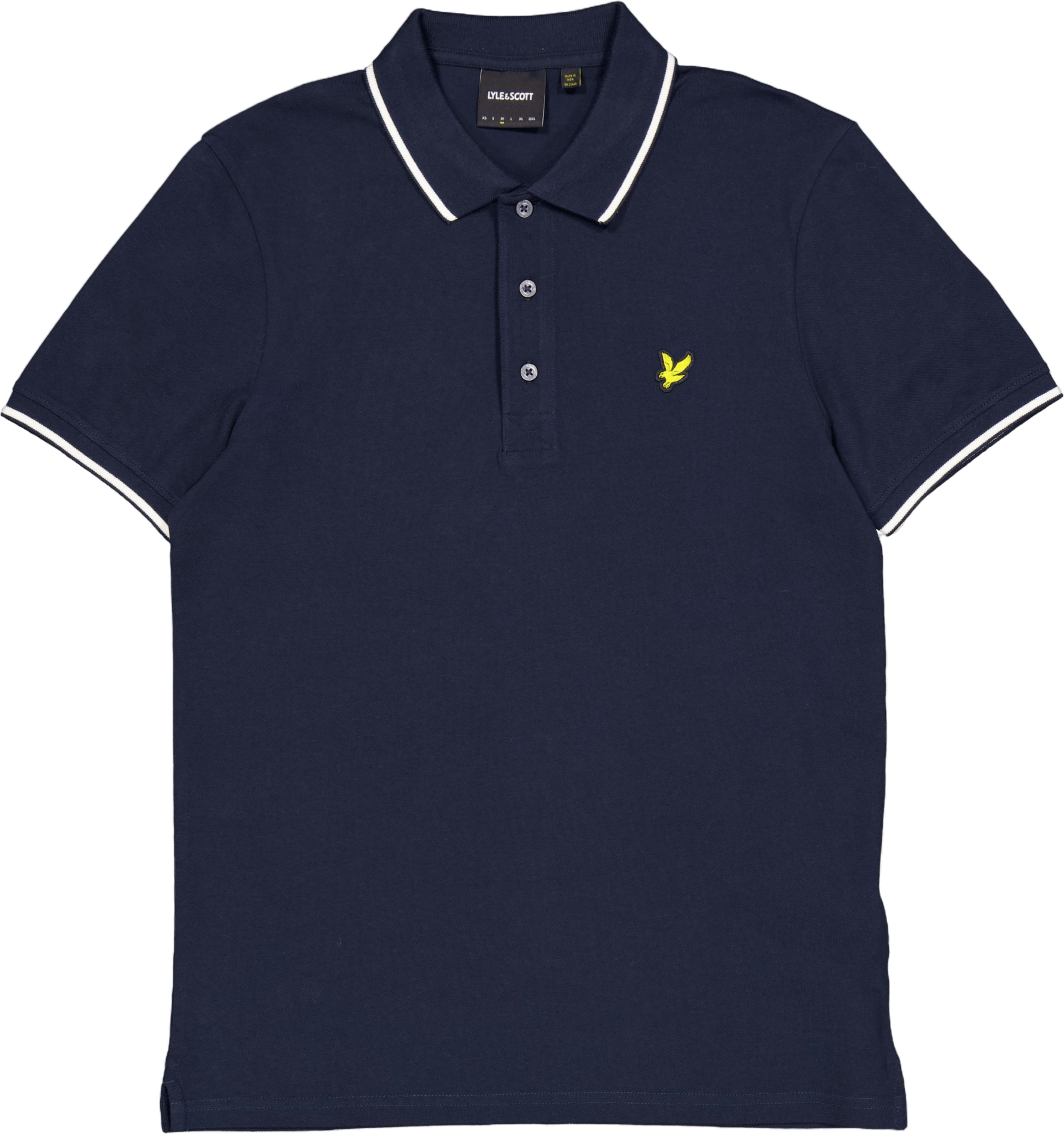 Tipped Polo Shirt X295 Dark Navy/ Chalk, Male, Kleding, Tops, Blauw, XXL