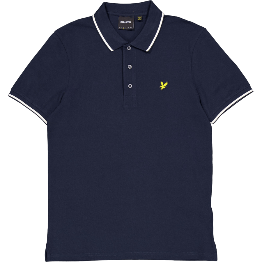 Tipped Polo Shirt X295 Dark Navy/ Chalk