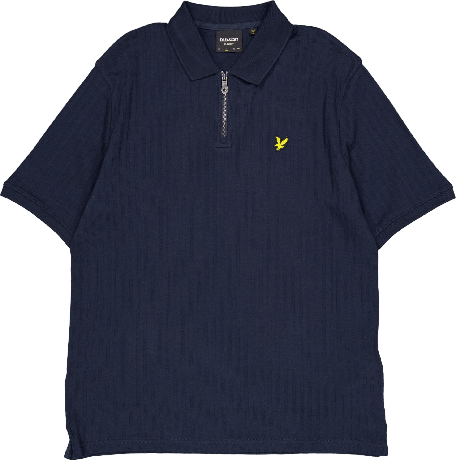 Textured Stripe Polo Shirt Z271 Dark Navy, Male, Odzież, Tops, Niebieski, S