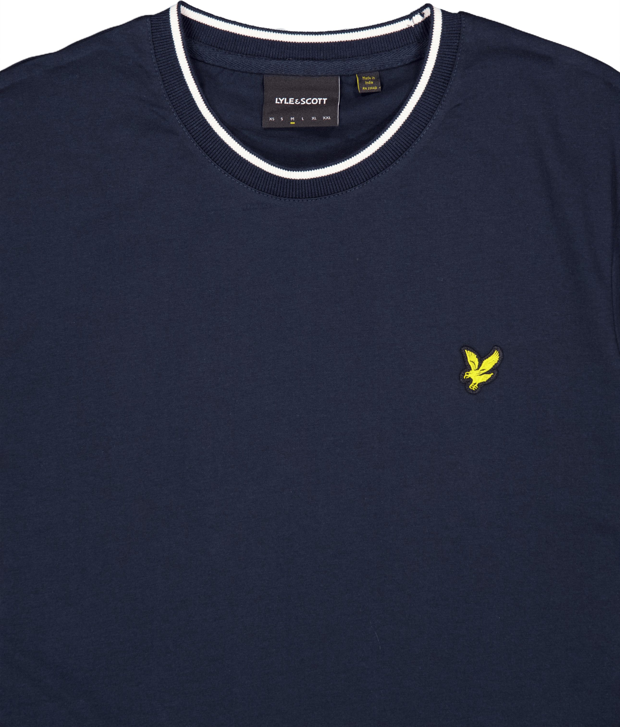 Tipped T-shirt X295 Dark Navy/ Chalk - Bild 3