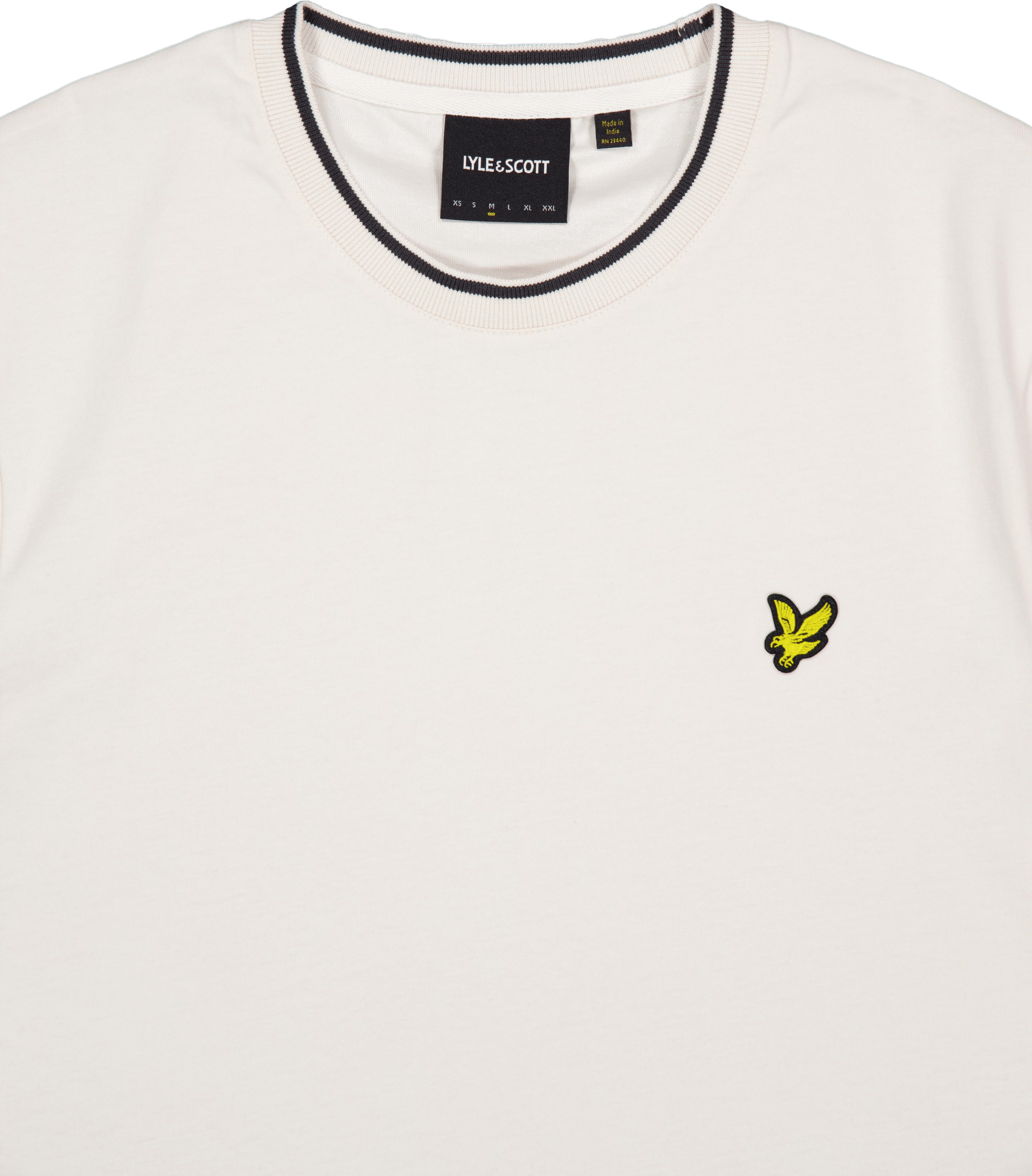 Tipped T-shirt X296 Chalk/ Gunmetal - Bild 3