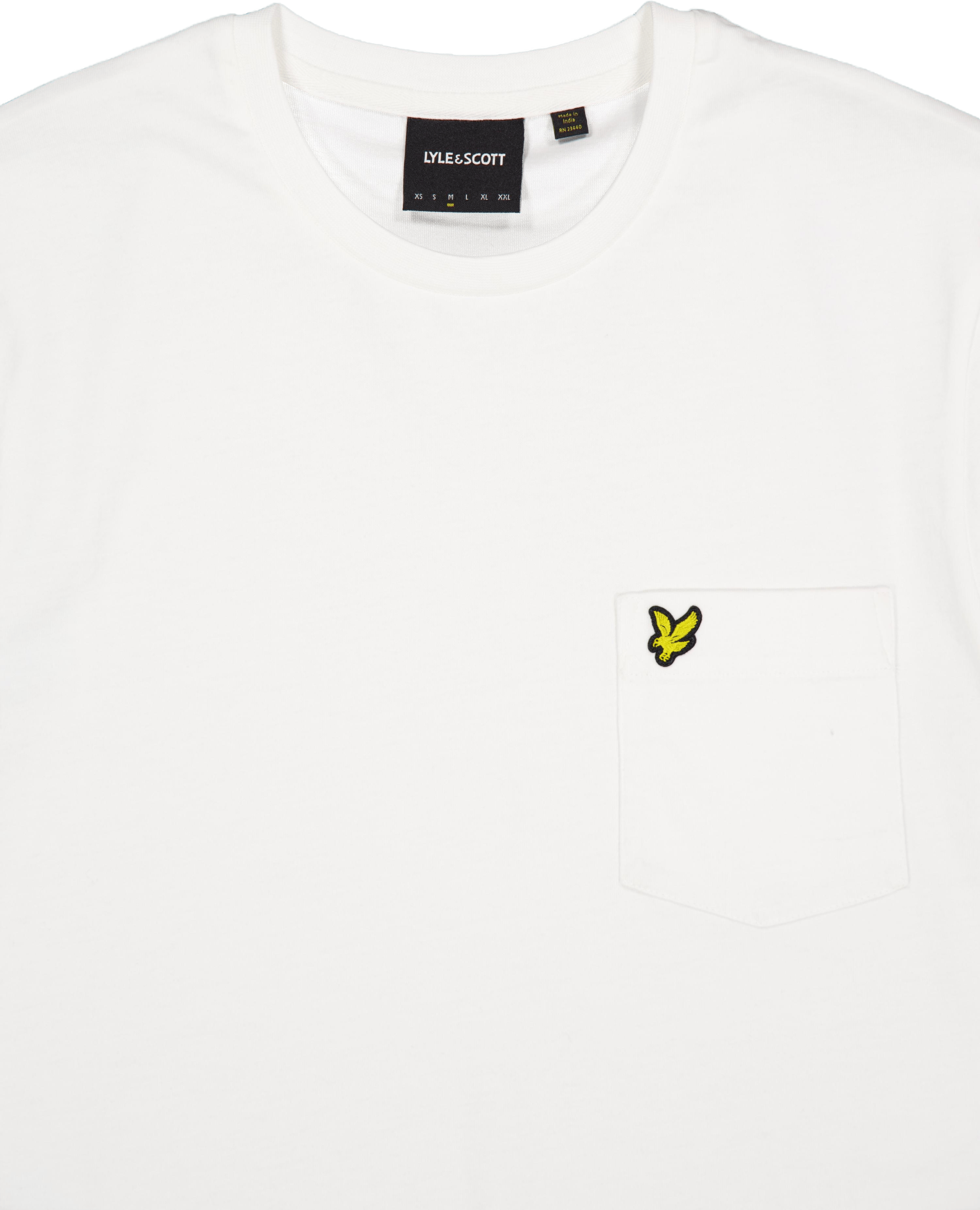 Pocket T-shirt 626 White - Bild 3