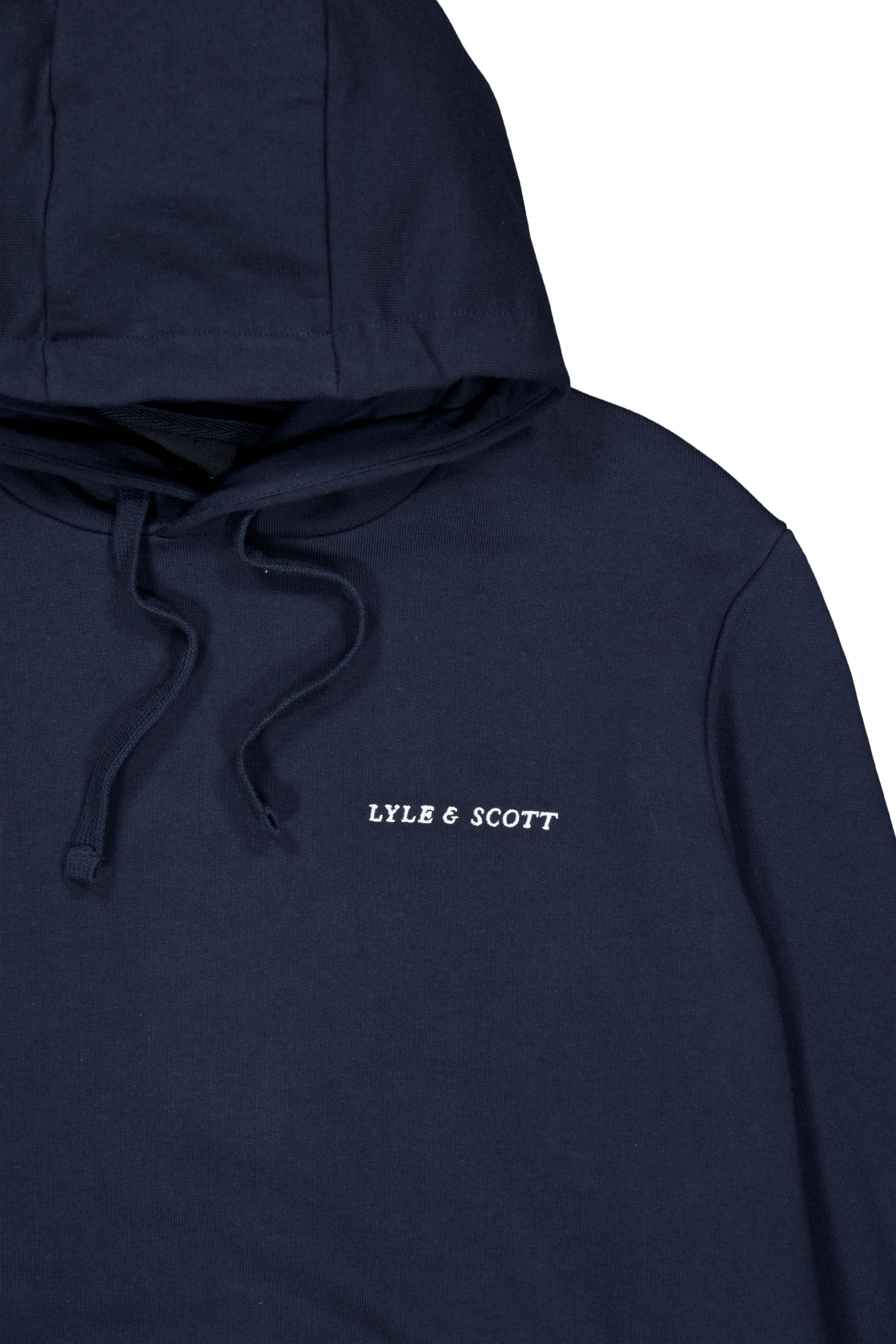 Loopback Embroidered Hoodie Z271 Dark Navy - Bild 3