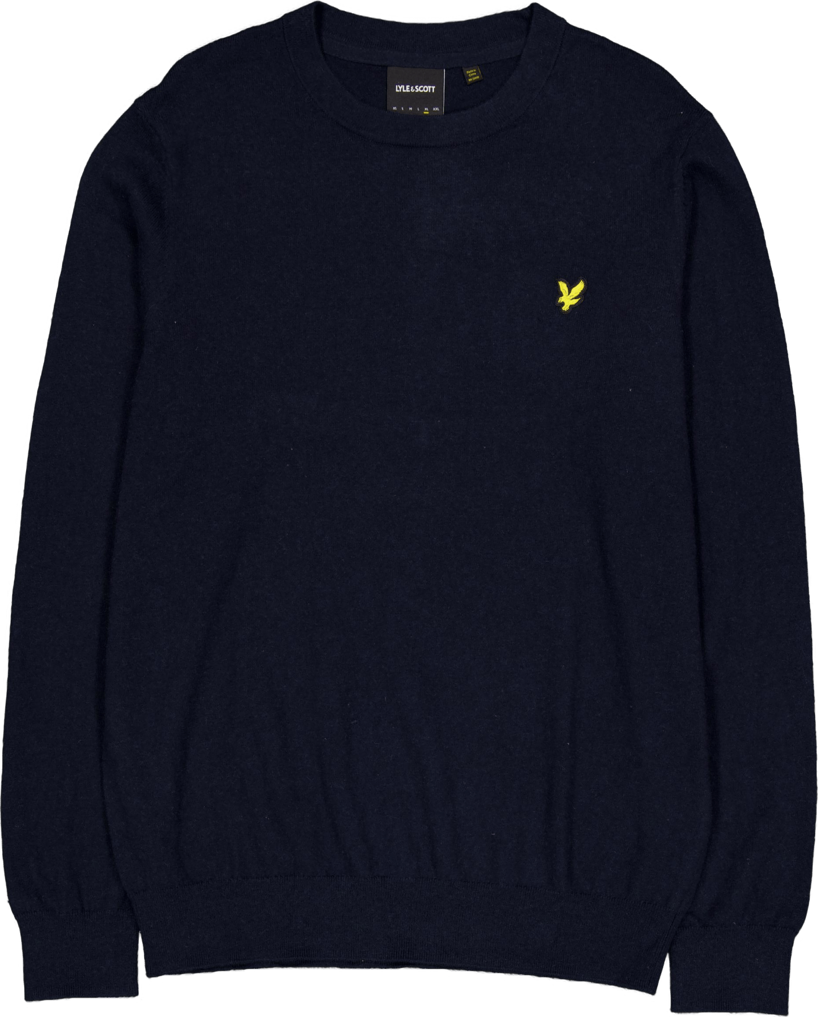 Cotton Merino Crew Neck Jumper Z271 Dark Navy