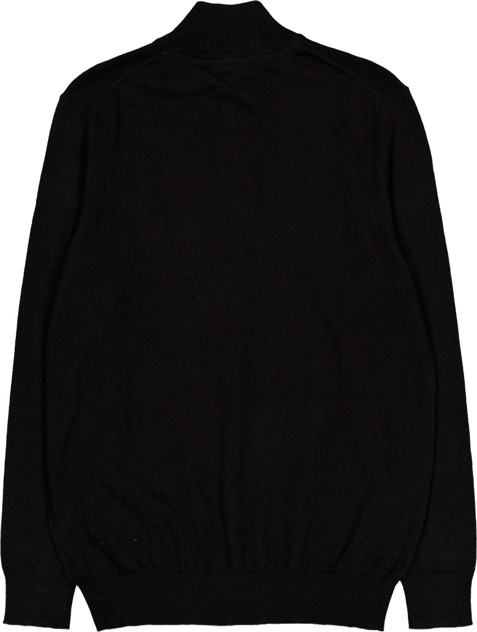 Cotton Merino Quarter Zip Jump Z865 Jet Black - Bild 2