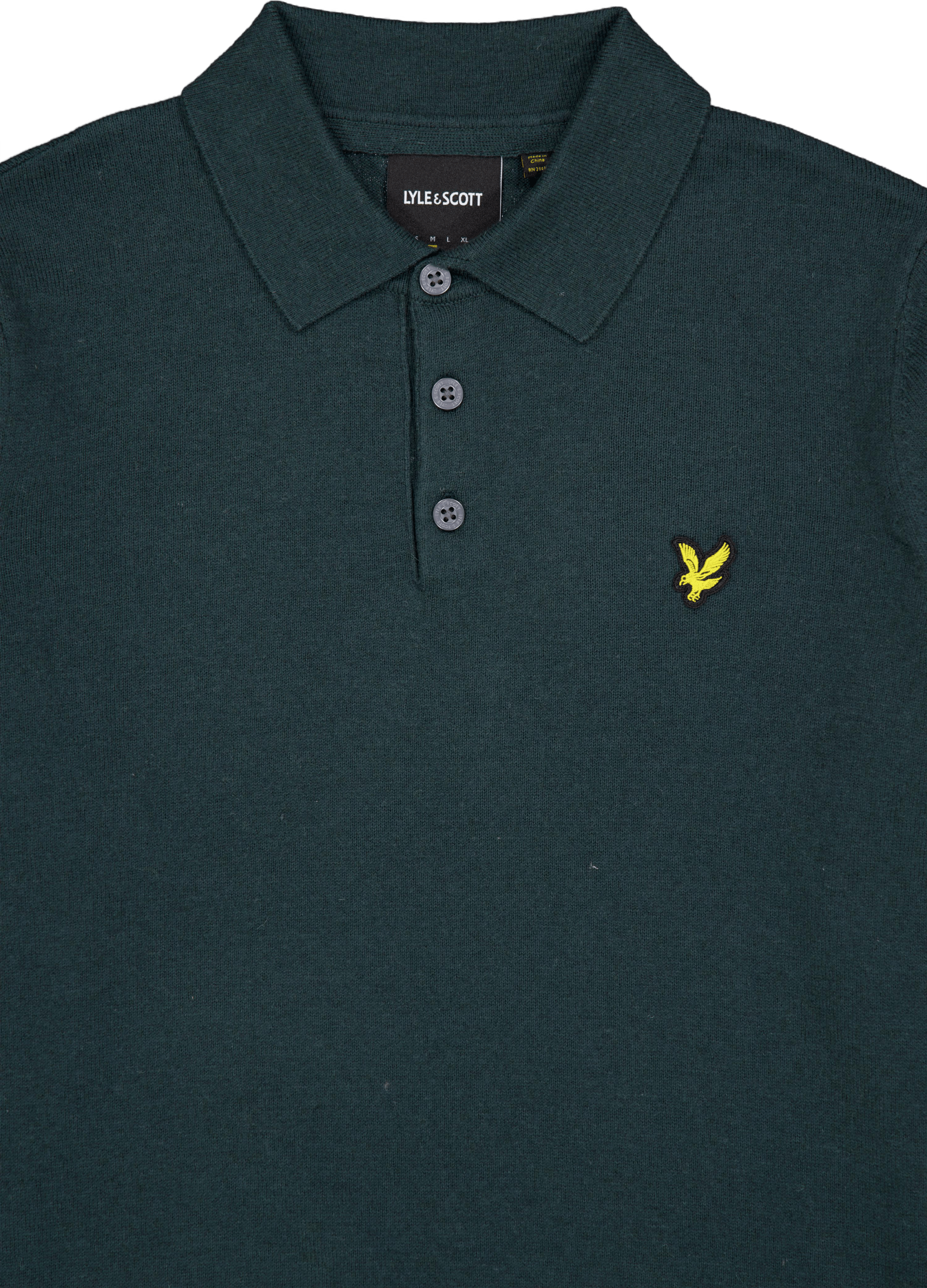 Cotton Merino Long Sleeve Knit X311 Argyle Teal - Bild 3