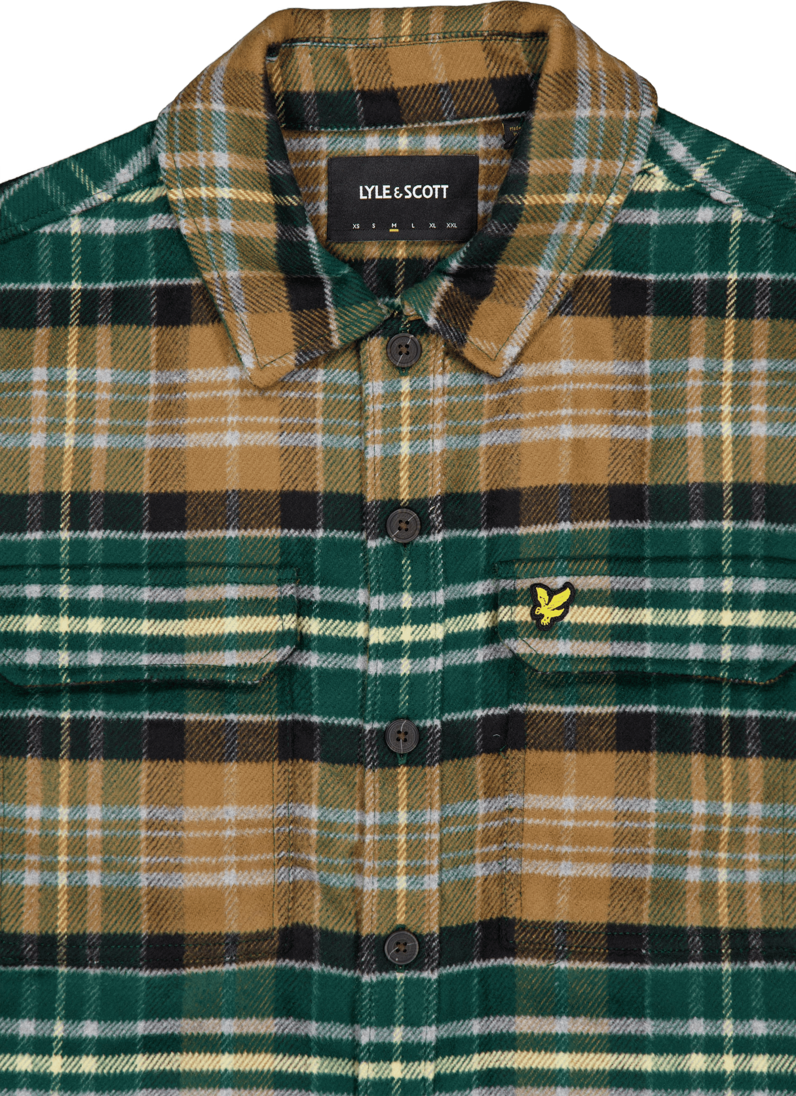 Check Flannel Overshirt X351 Argyle Teal/ Heritage Tau - Bild 3