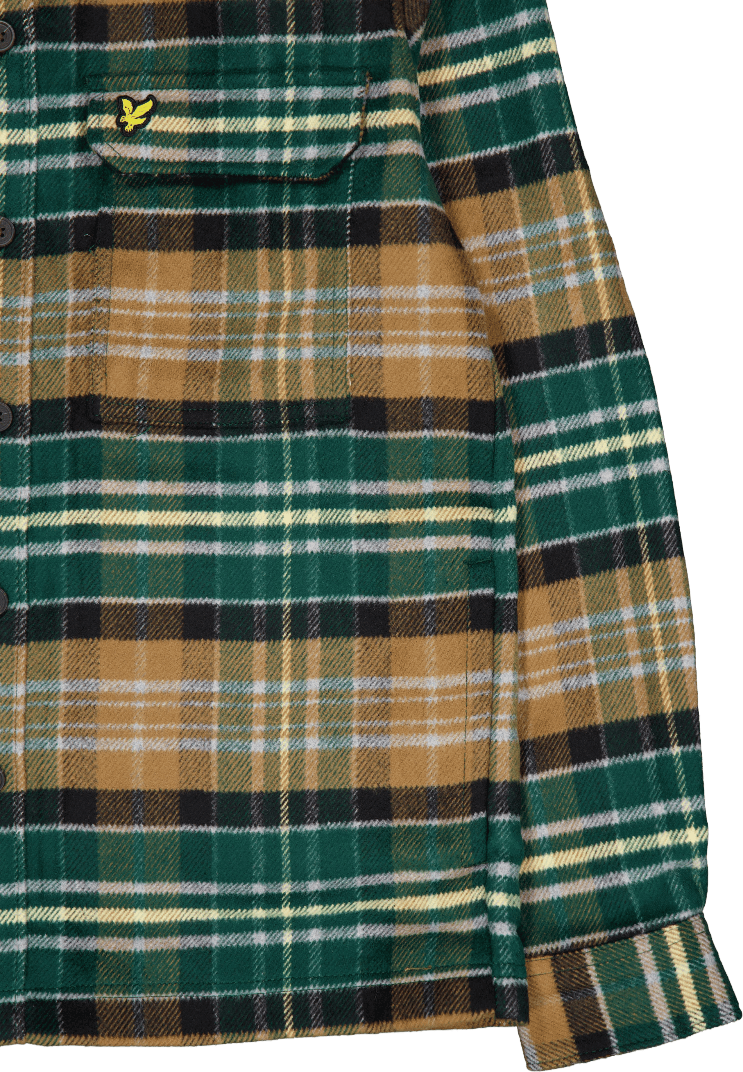 Check Flannel Overshirt X351 Argyle Teal/ Heritage Tau - Bild 4