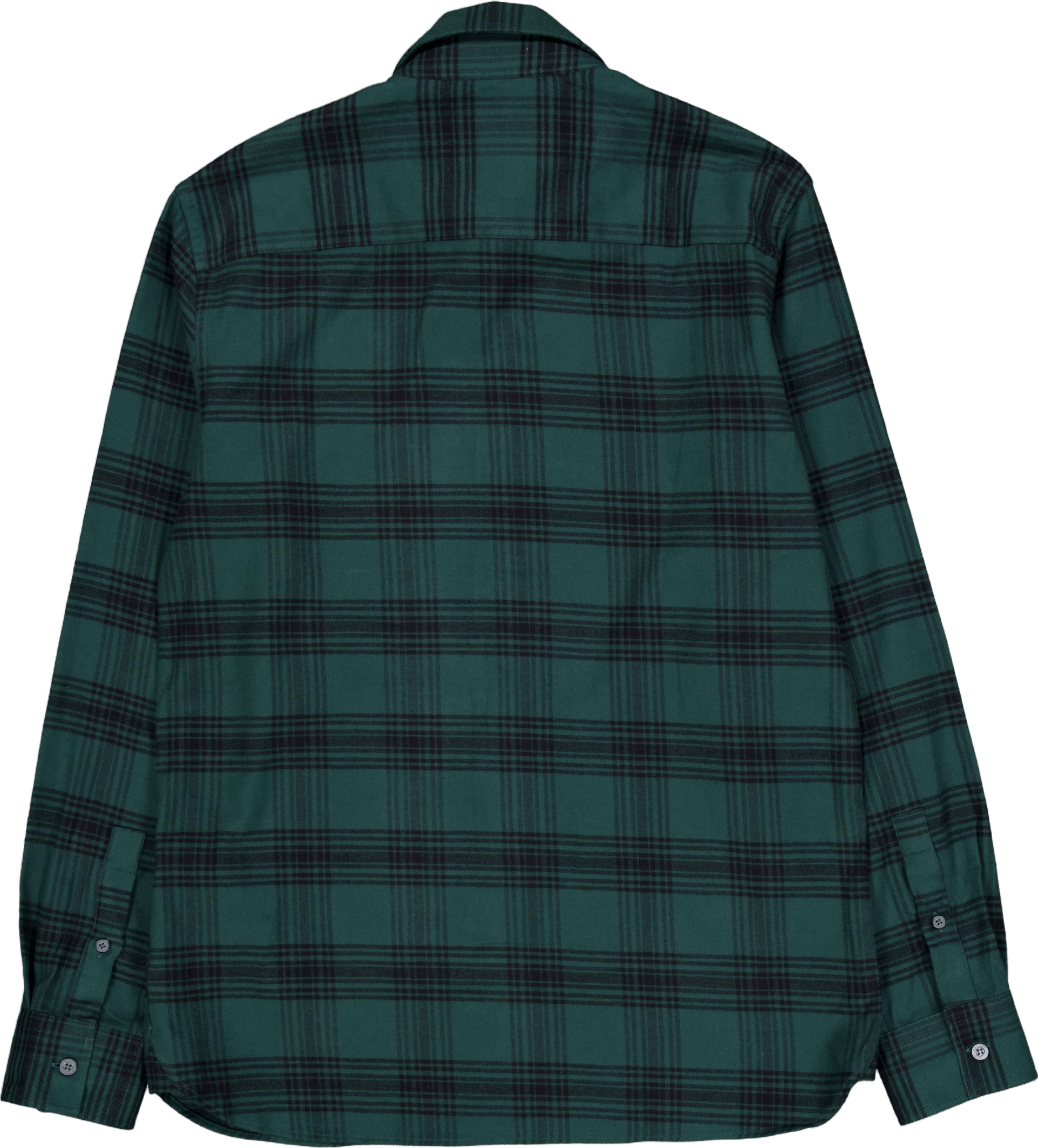 Tonal Check Flannel Shirt X328 Argyle Teal/ Jet Black - Bild 2
