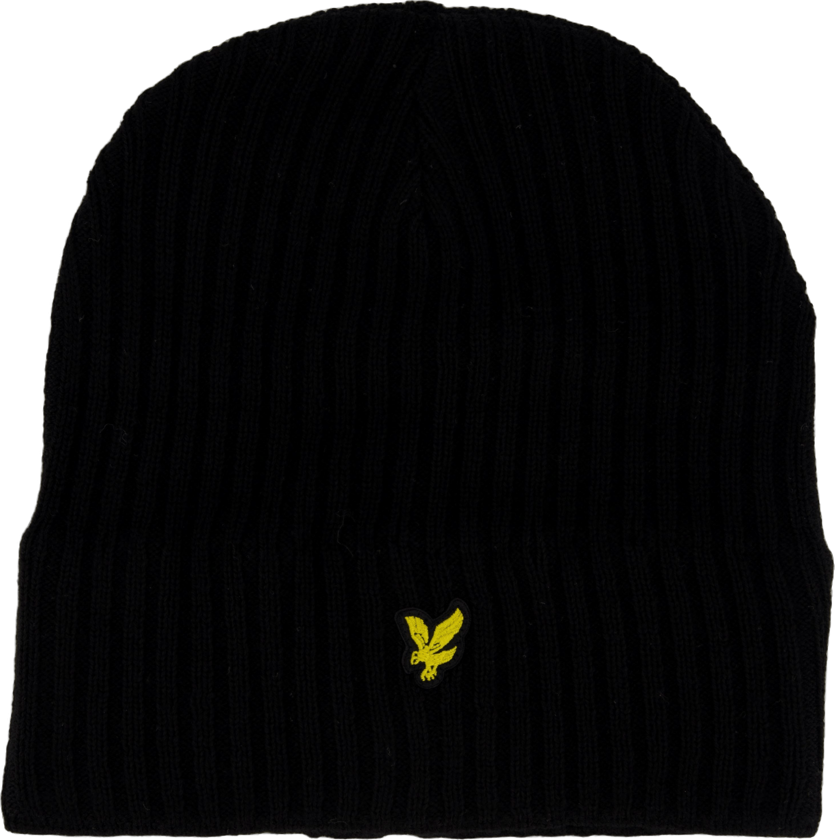 Knitted Ribbed Beanie 572 True Black