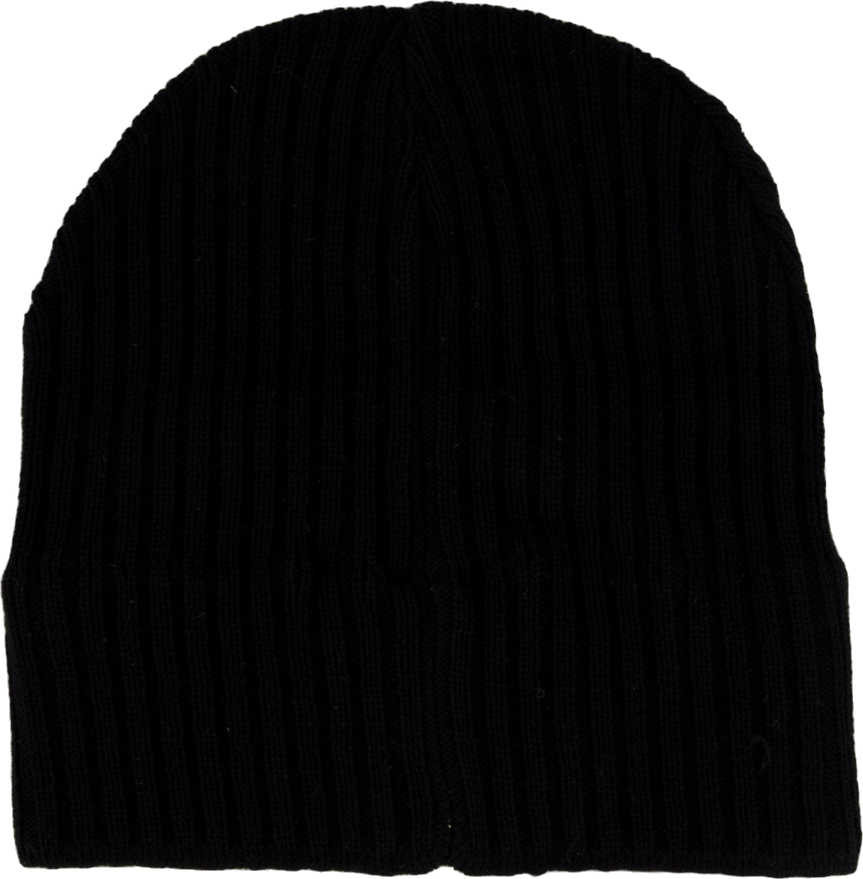 Knitted Ribbed Beanie 572 True Black - Bild 2