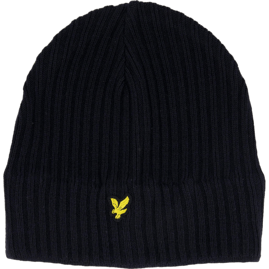 Knitted Ribbed Beanie Z271 Dark Navy