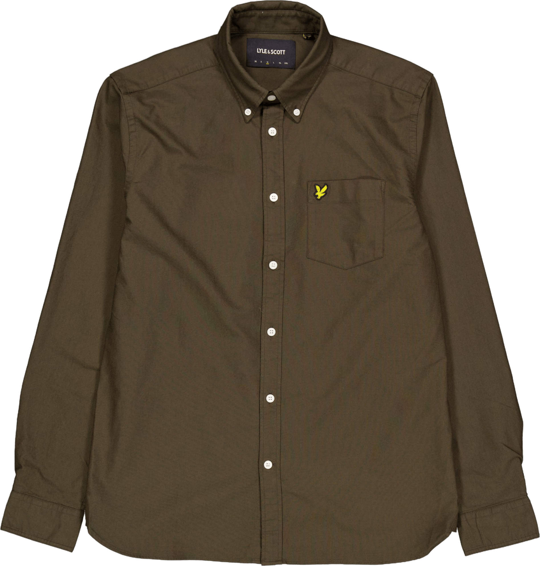 Plain Oxford Shirt W485 Olive