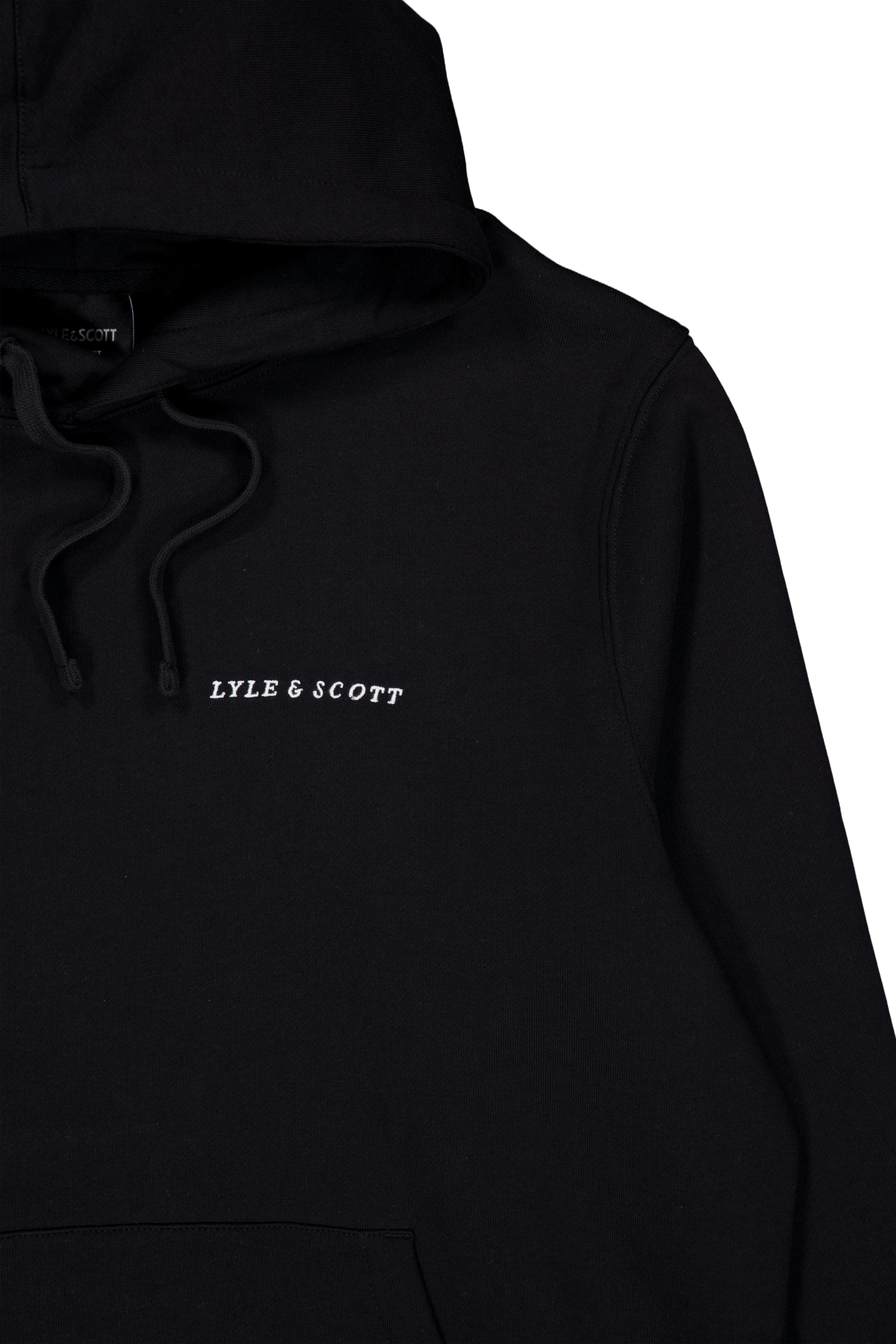 Embroidered Hoodie Z893 Jet Black/ White - Bild 3