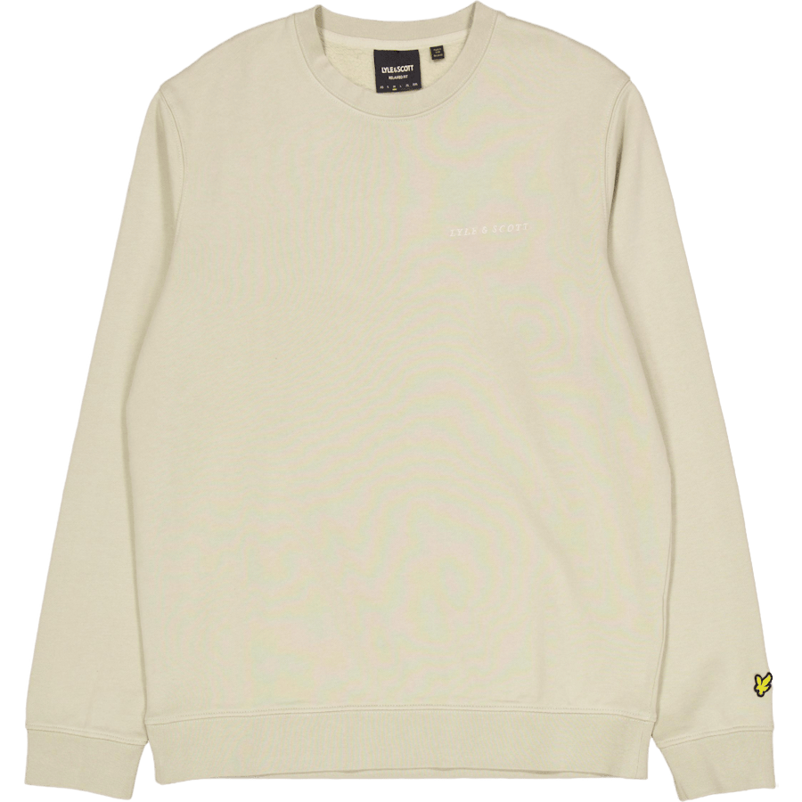 Embroidered Crew Neck Sweatshi X428 Dried Sage/ Cove