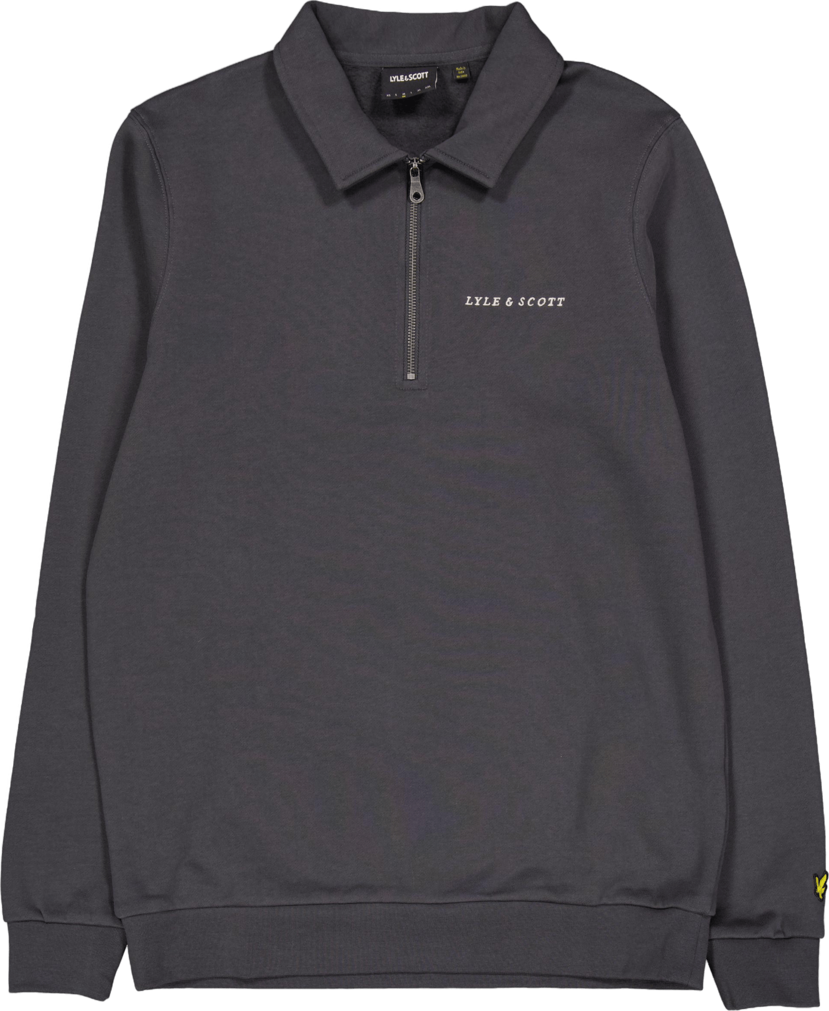 Embroidered Collared Quarter Z X427 Gunmetal/ Cove