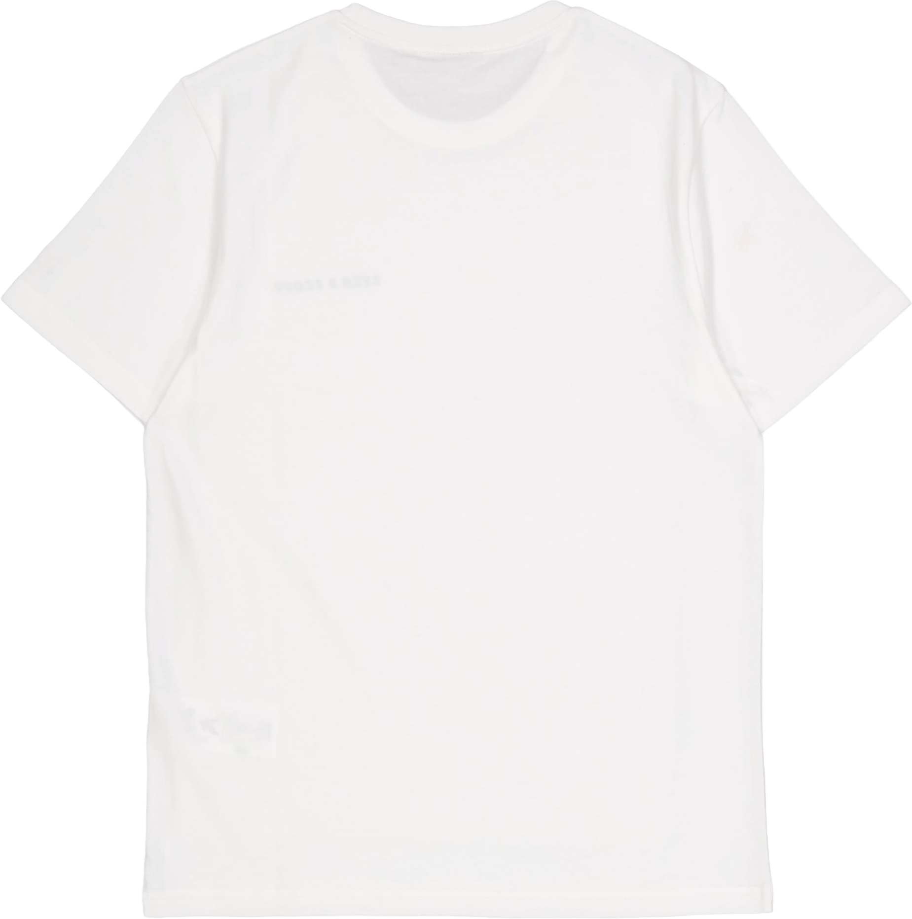 Embroidered T-shirt W104 White/ Jet Black - Bild 2