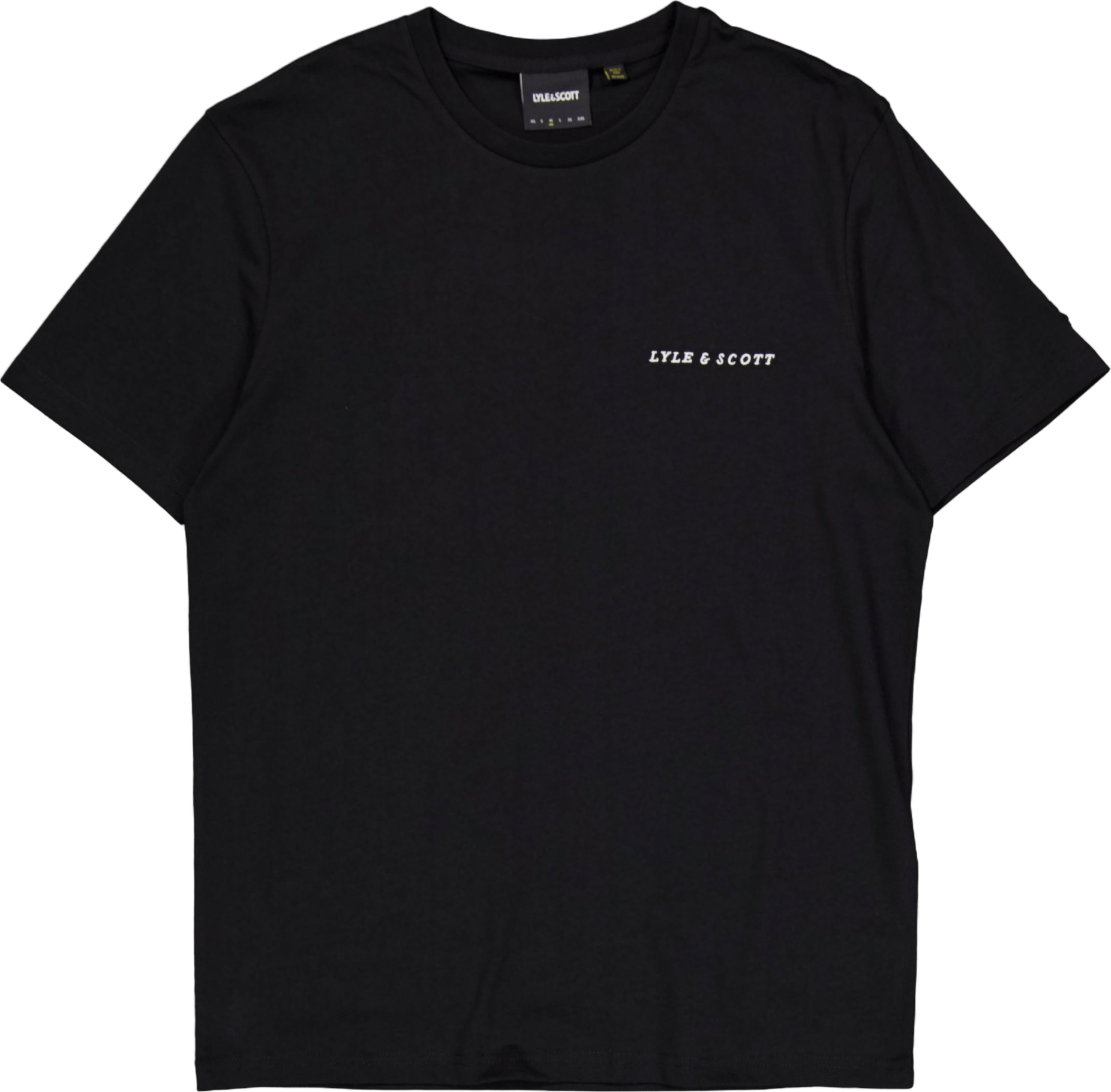 Embroidered T-shirt Z893 Jet Black/ White