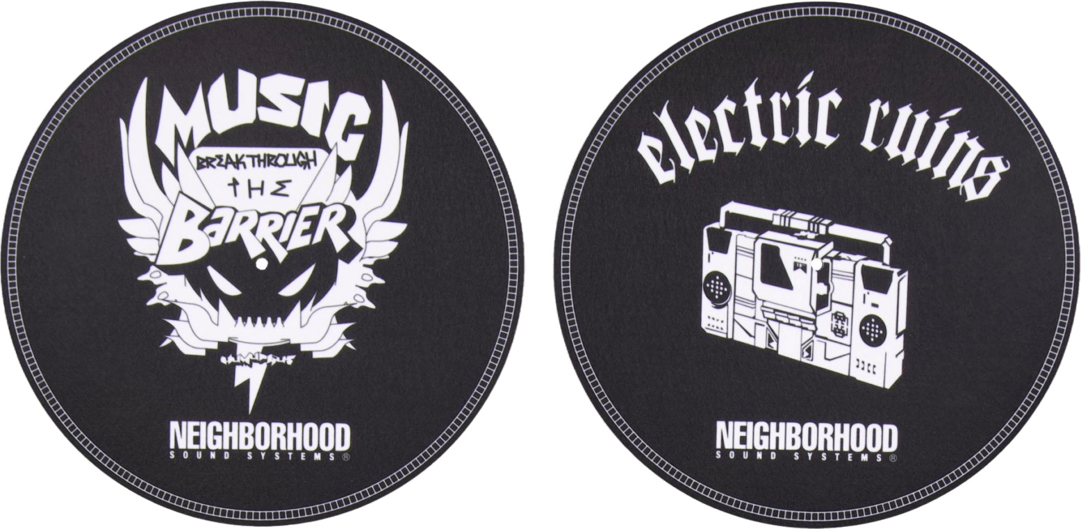 Slip Mat Set Black/white