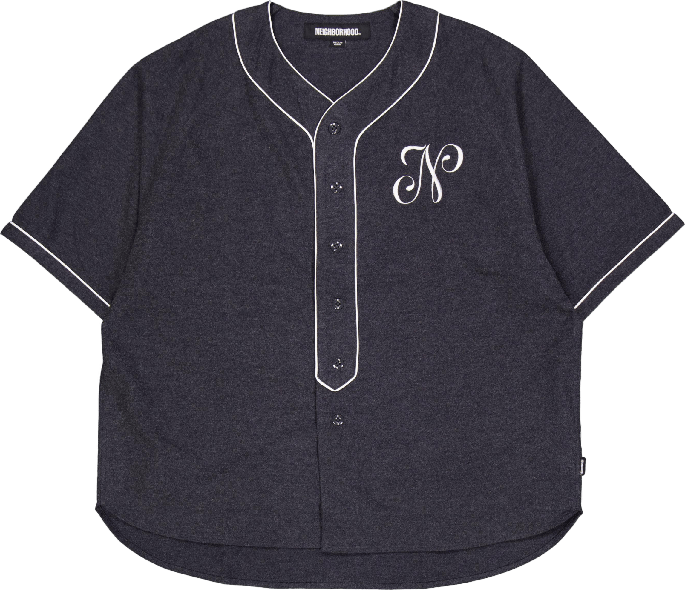 Baseball Shirt Ss Black