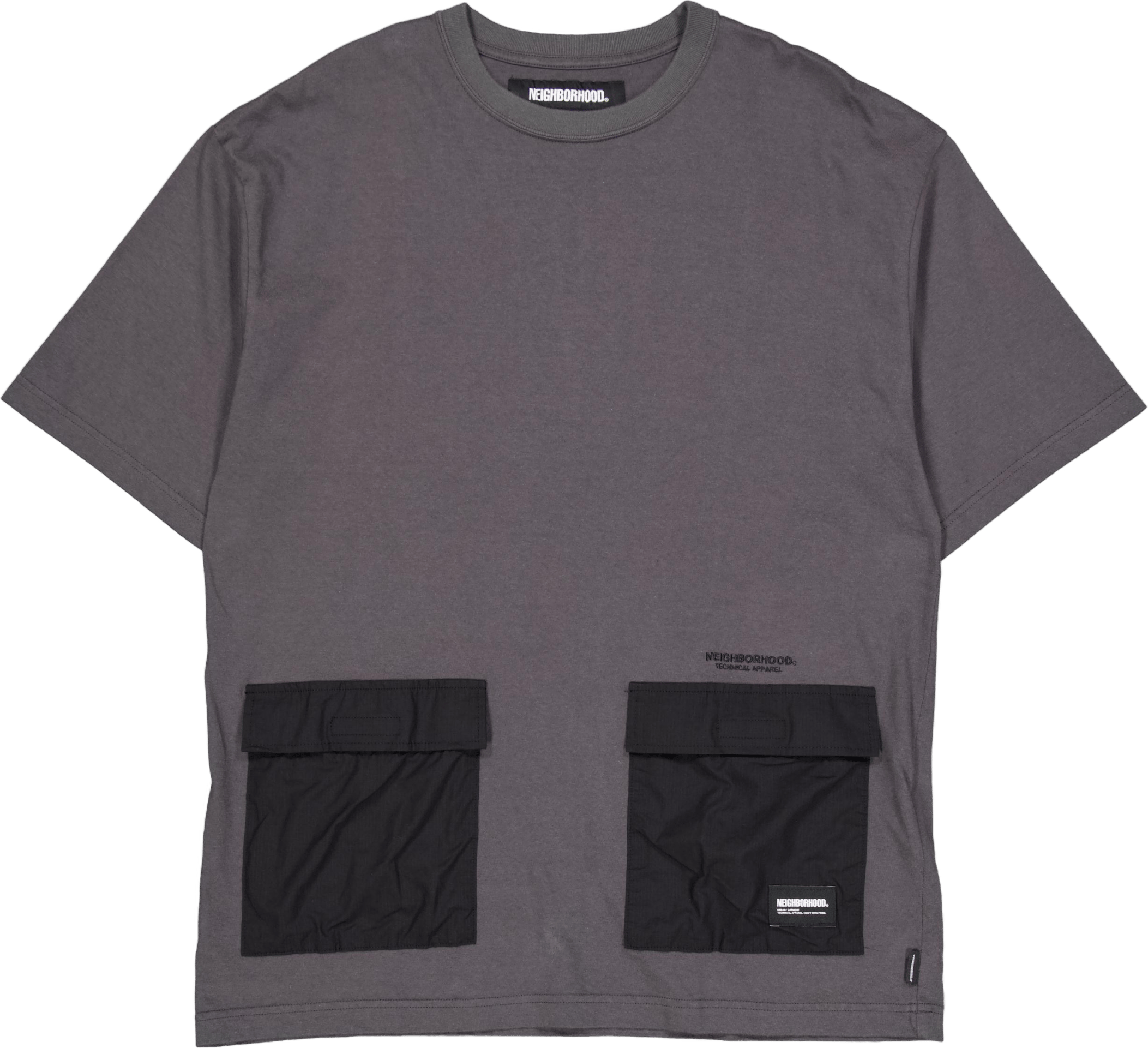 Design Crewneck Ss Charcoal